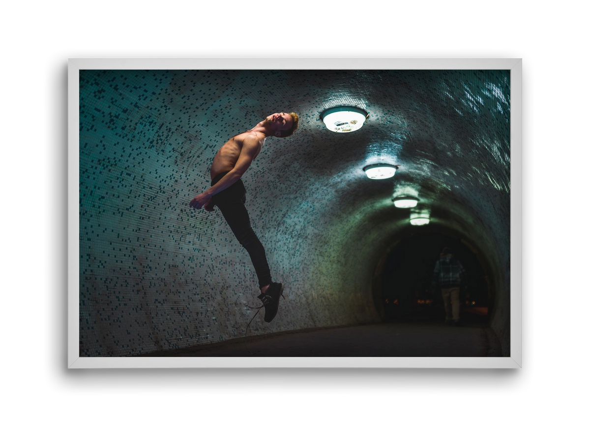 levity, 45x30 cm (45x30 cm), Fehér keret