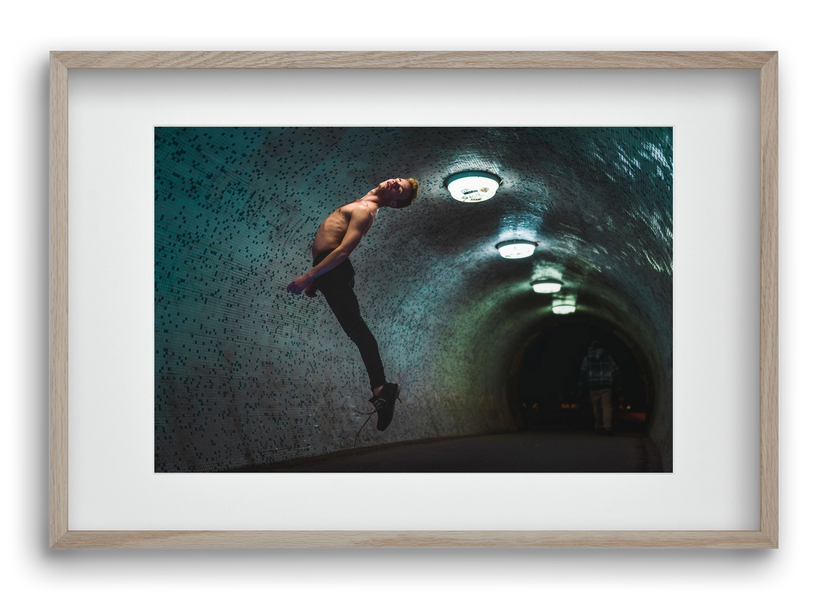 levity, 60x40 cm (45x30 cm), Tölgy keret, paszpartuval