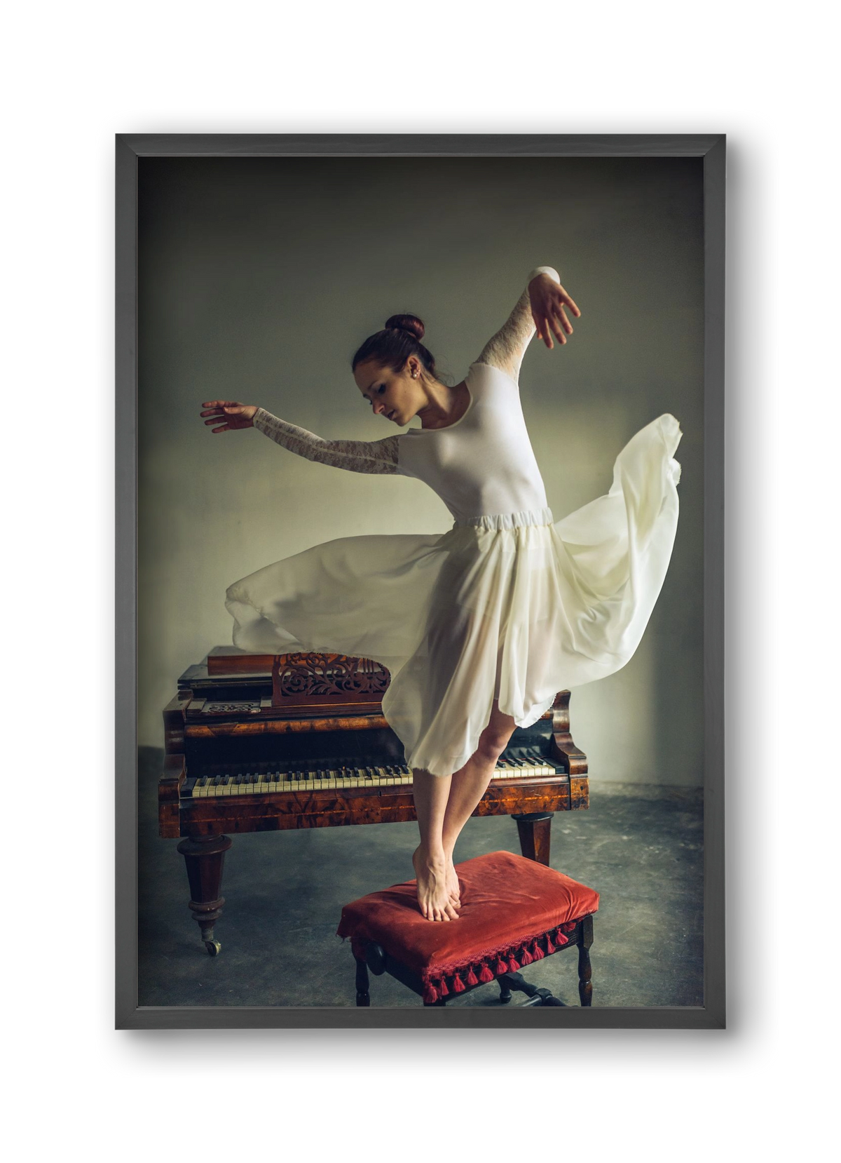 romance, 30x45 cm (30x45 cm), Fekete keret