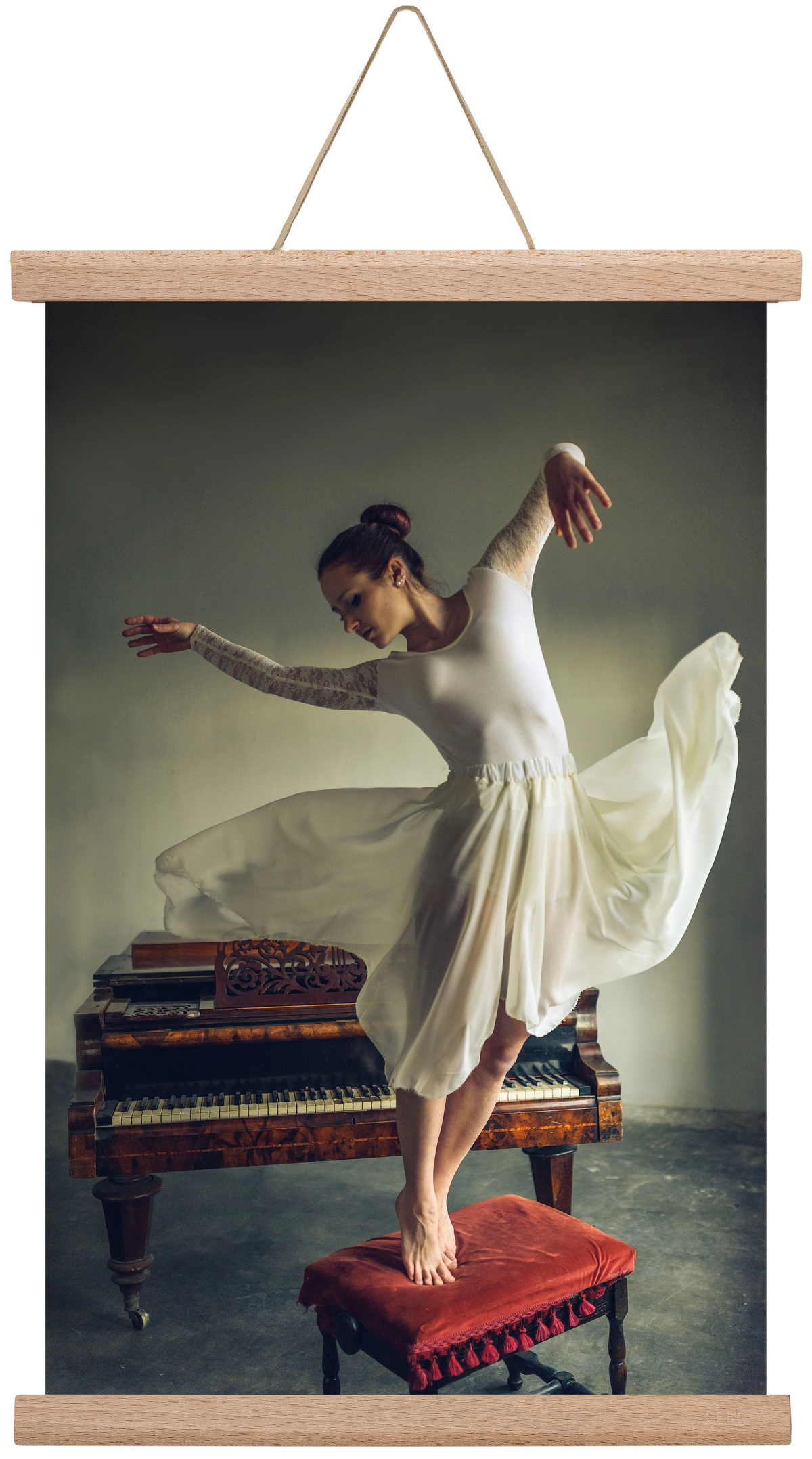 romance, 30x45 cm (30x45 cm), Tölgy akasztó