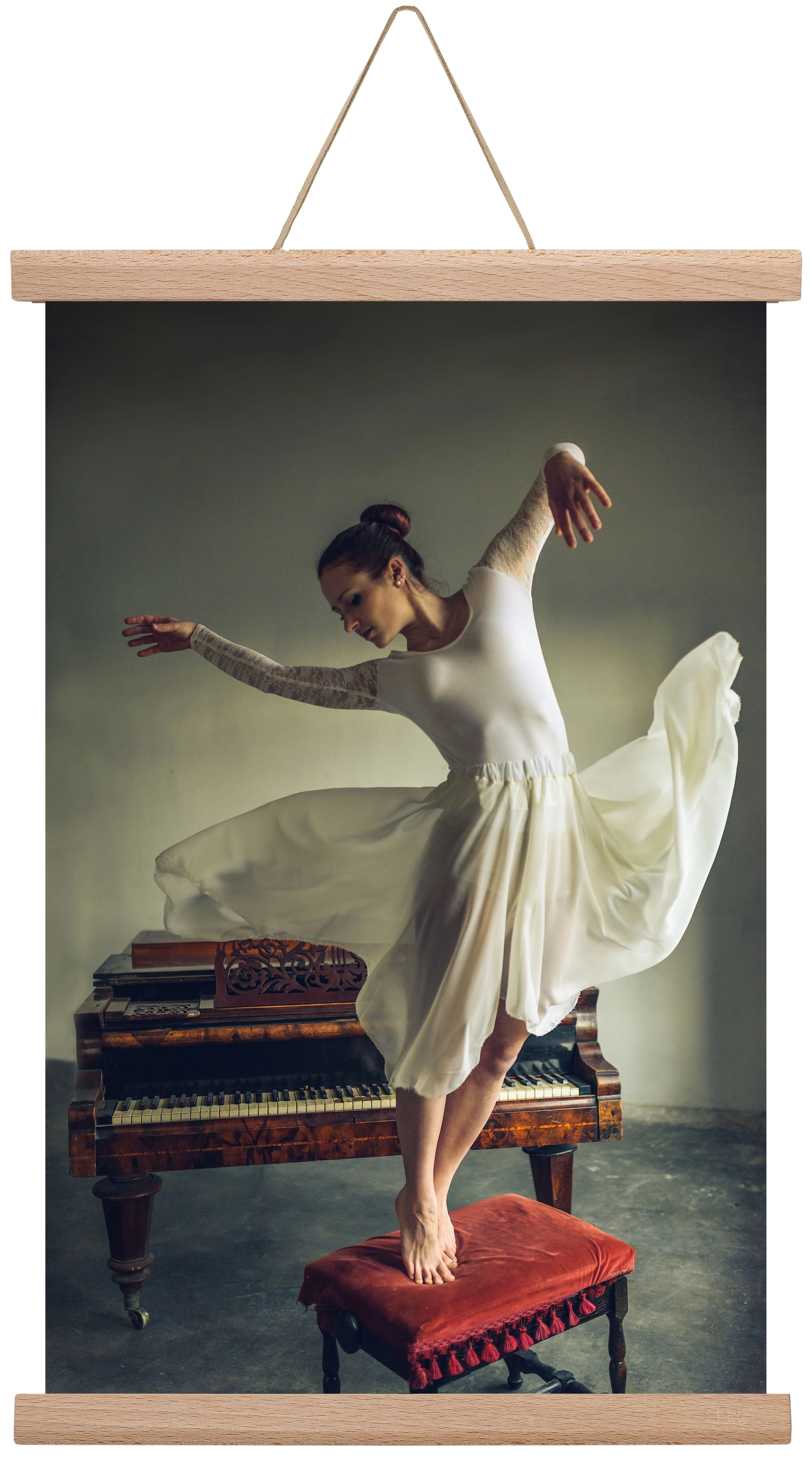 romance, 30x45 cm (30x45 cm), Tölgy akasztó