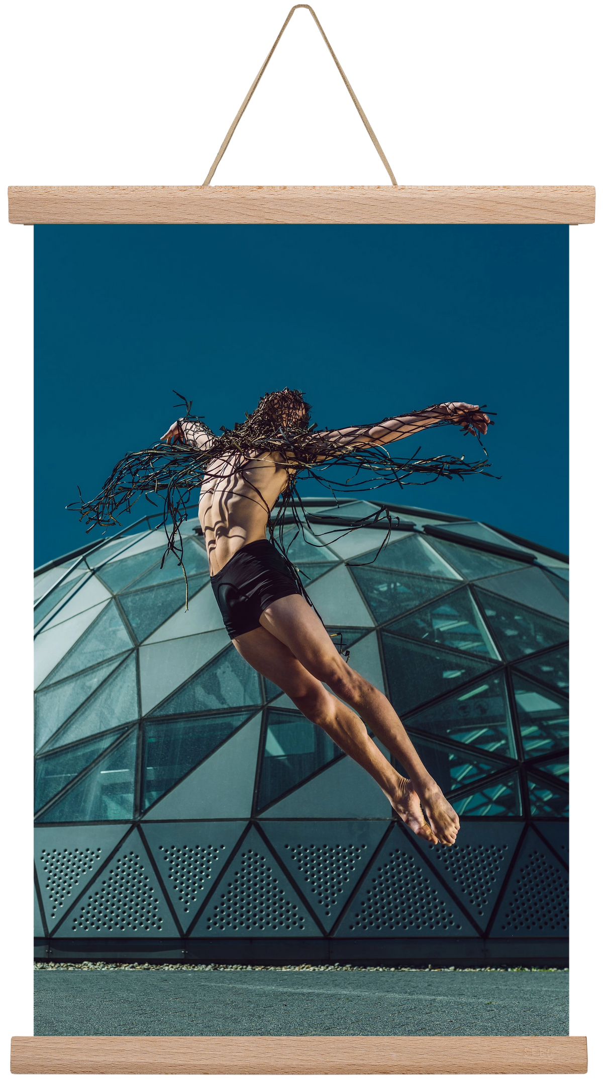 personal jesus, 30x45 cm (30x45 cm), Tölgy akasztó