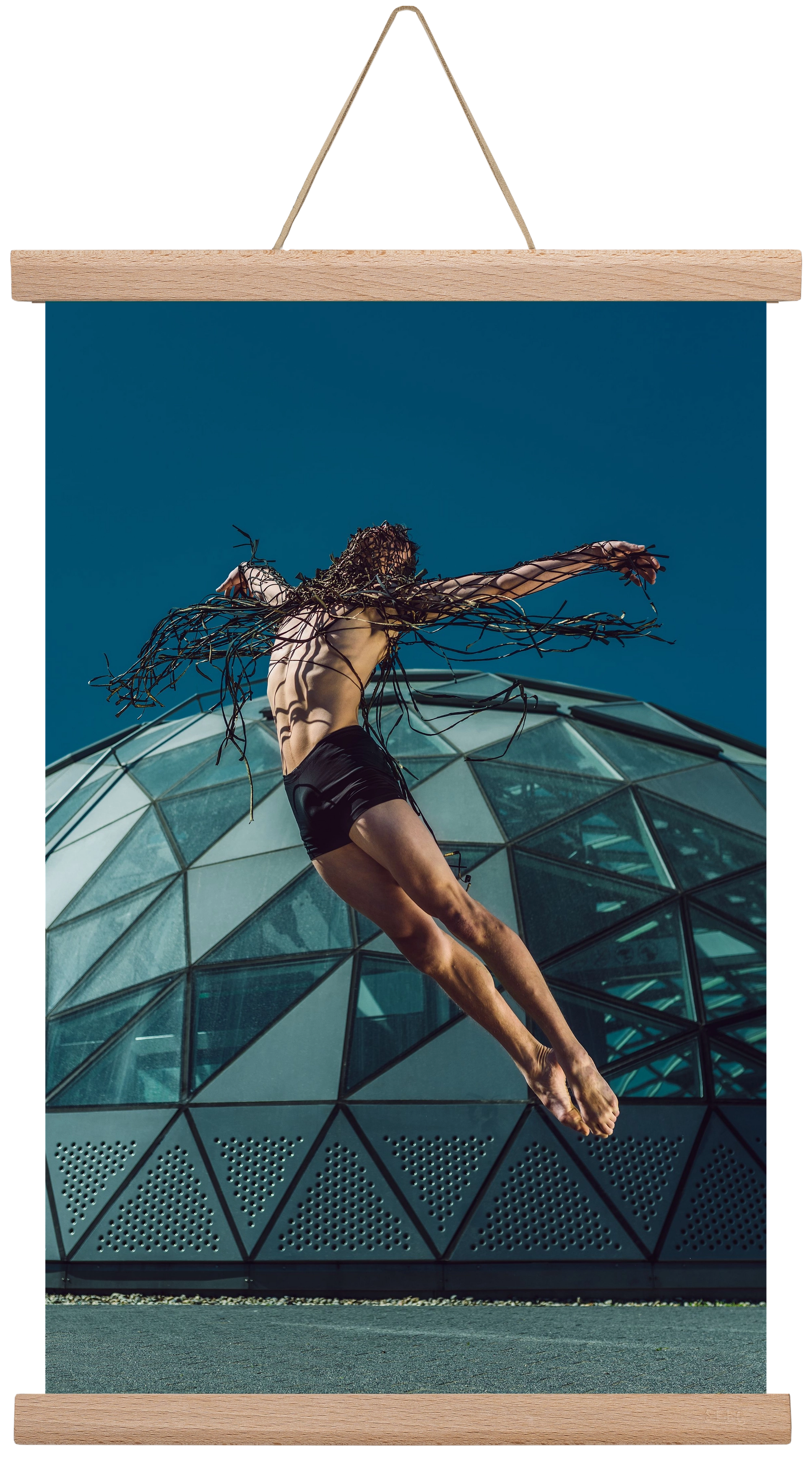 personal jesus, 30x45 cm (30x45 cm), Tölgy akasztó