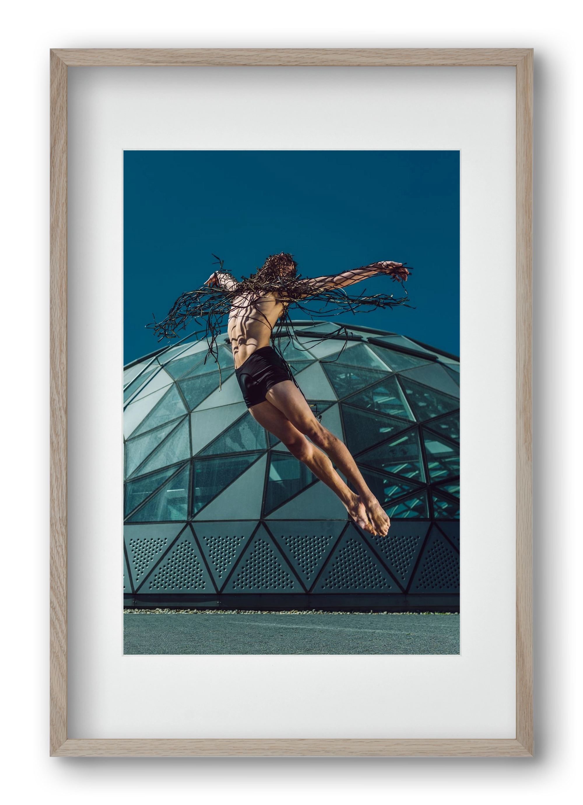 personal jesus, 40x60 cm (30x45 cm), Tölgy keret, paszpartuval