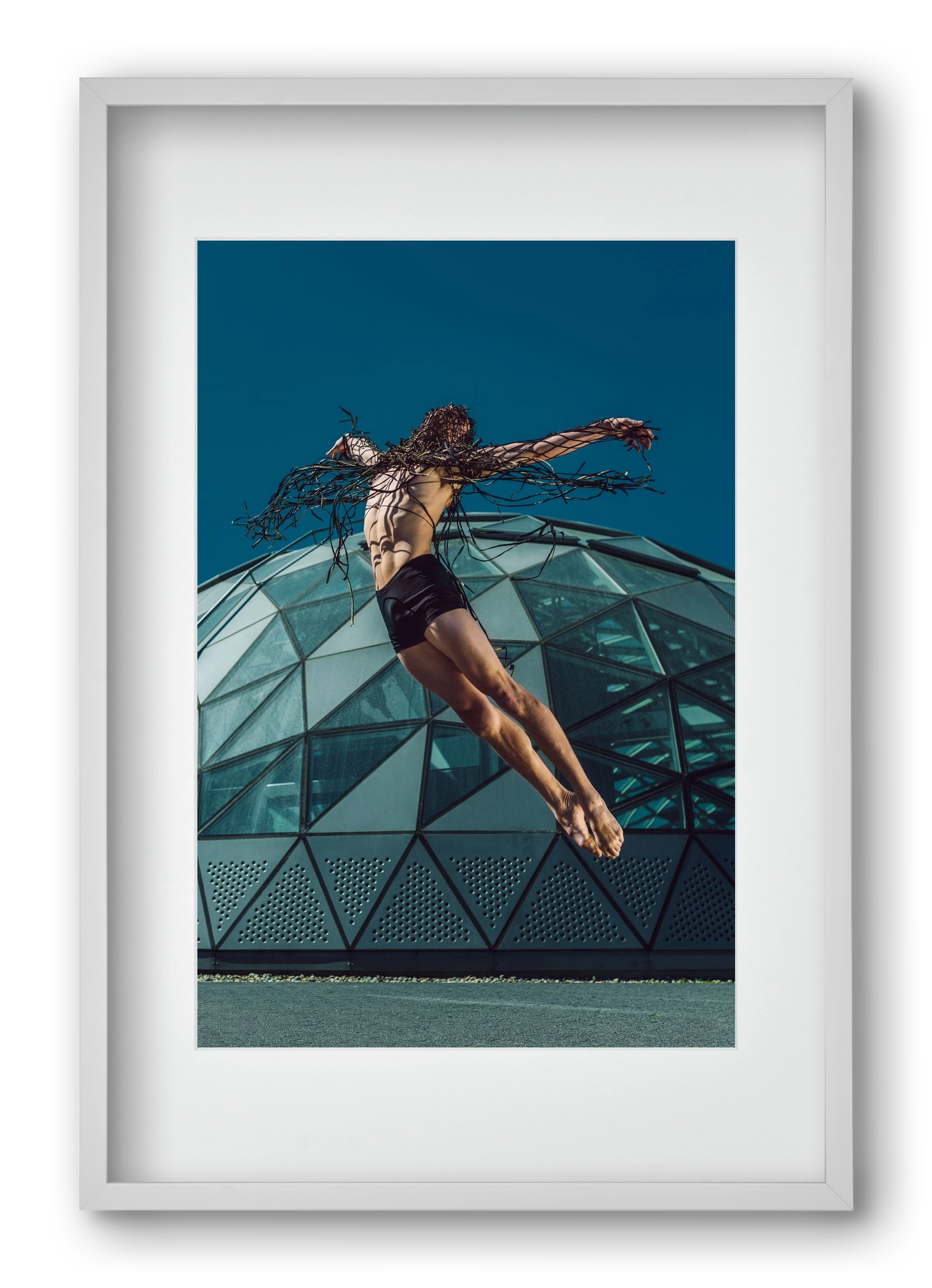 personal jesus, 40x60 cm (30x45 cm), Fehér keret, paszpartuval