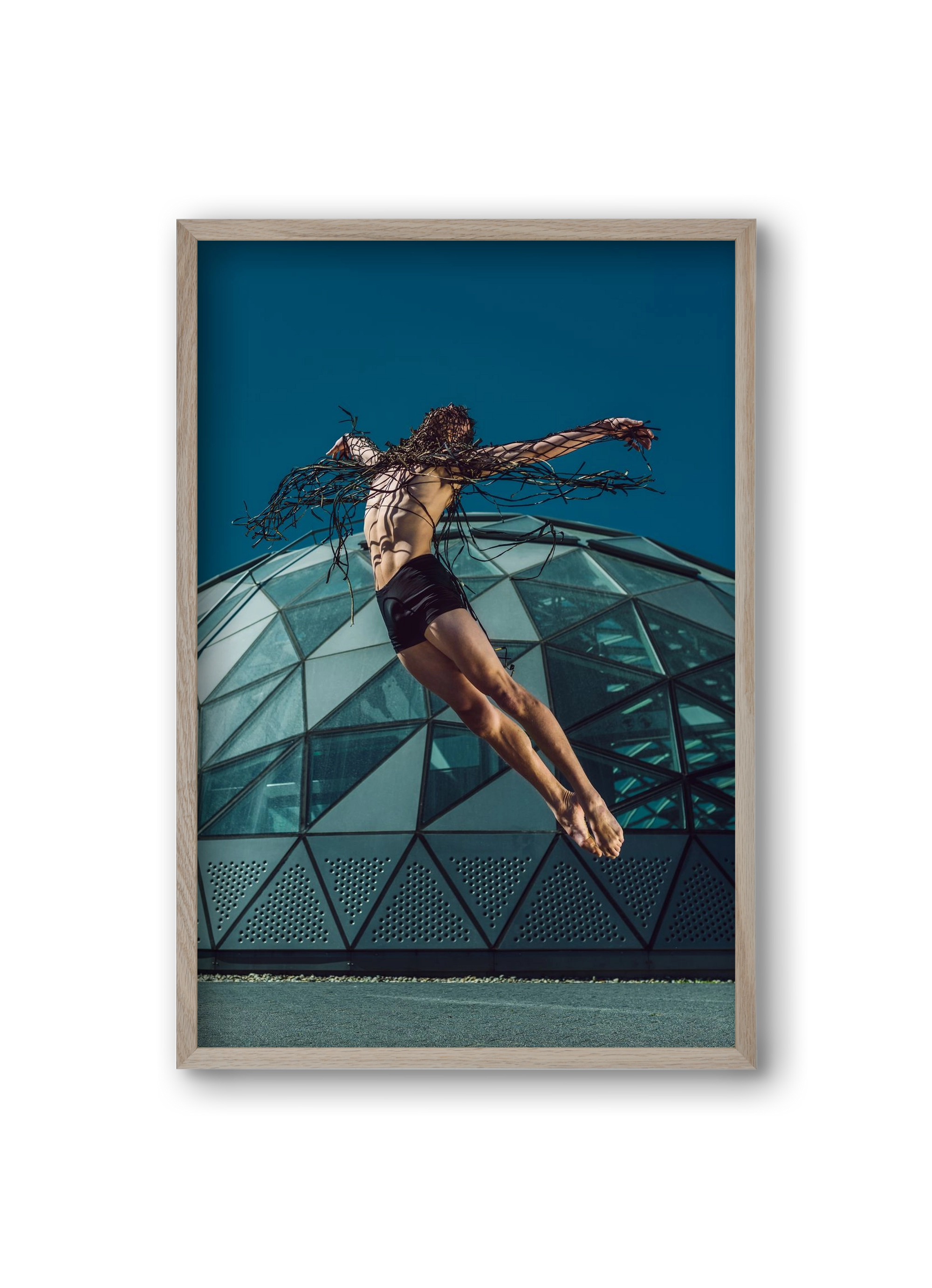 personal jesus, 20x30 cm (20x30 cm), Tölgy keret