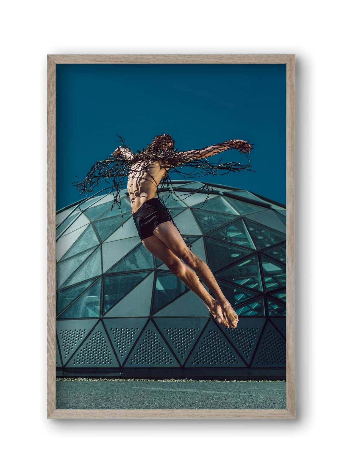 personal jesus, 30x45 cm (30x45 cm), Tölgy keret