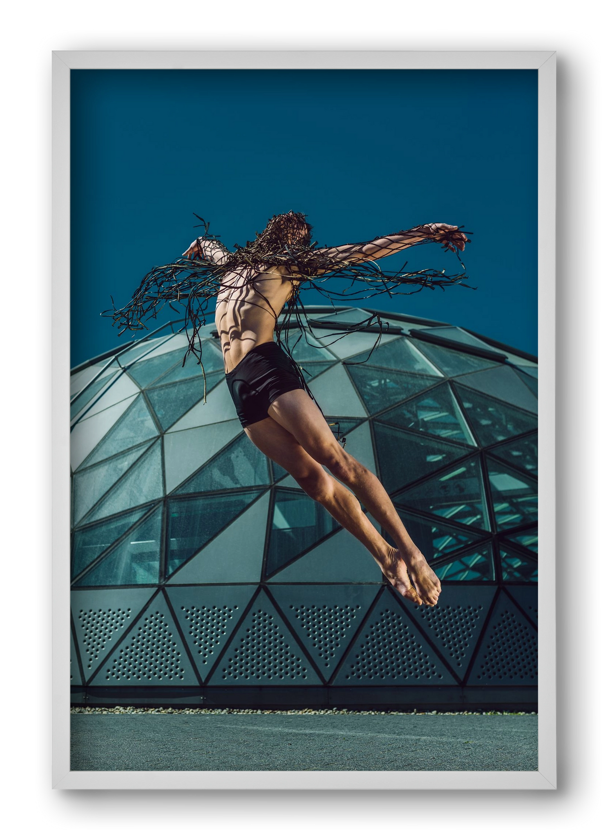 personal jesus, 40x60 cm (40x60 cm), Fehér keret