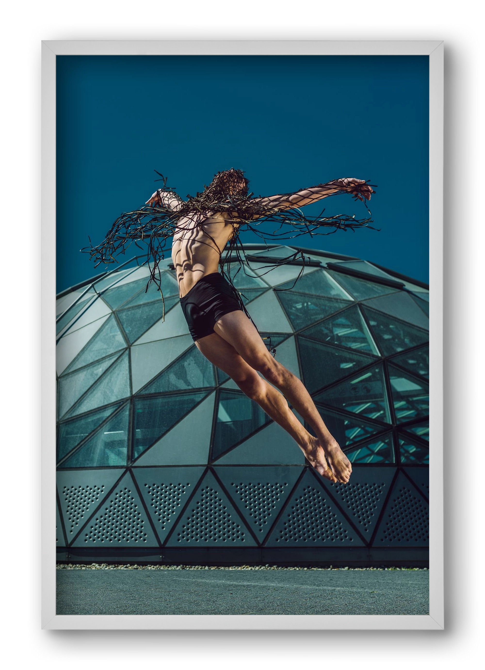 personal jesus, 40x60 cm (40x60 cm), Fehér keret