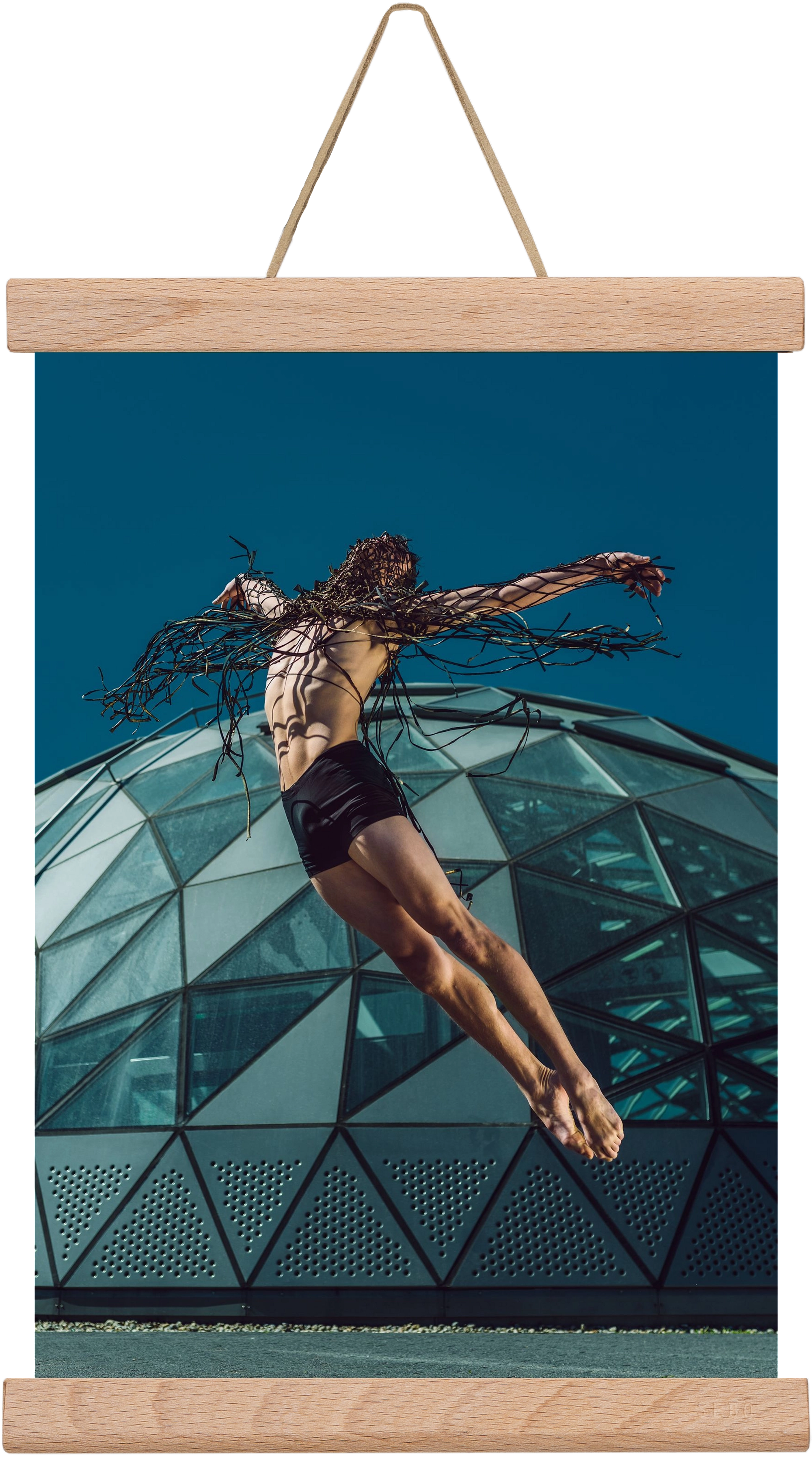 personal jesus, 20x30 cm (20x30 cm), Tölgy akasztó