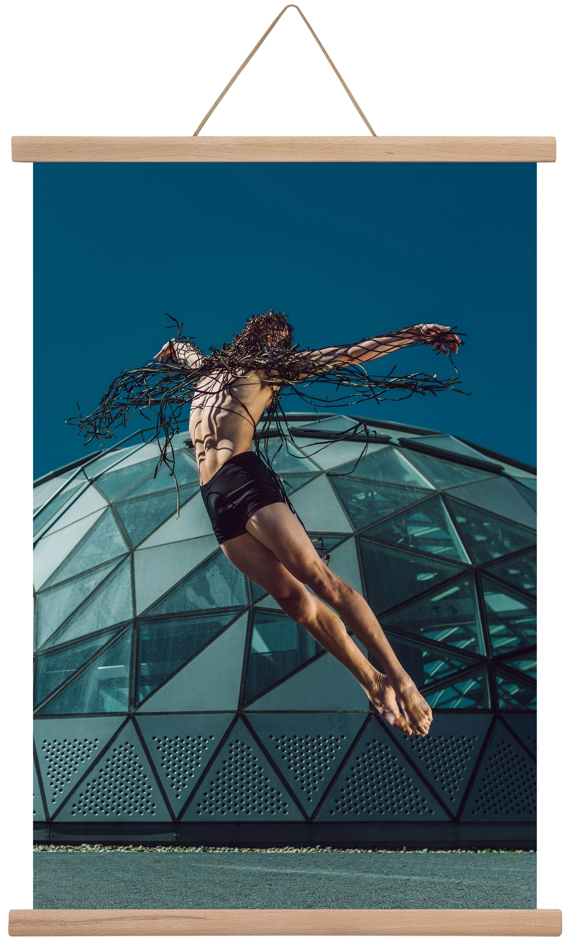 personal jesus, 40x60 cm (40x60 cm), Tölgy akasztó