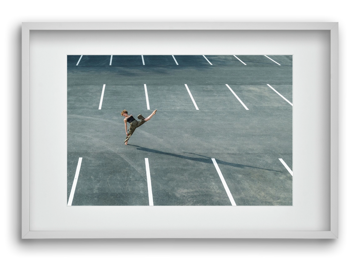 lightspeed, 60x40 cm (45x30 cm), Fehér keret, paszpartuval