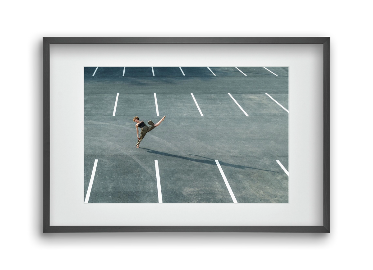 lightspeed, 45x30 cm (30x20 cm), Fekete keret, paszpartuval