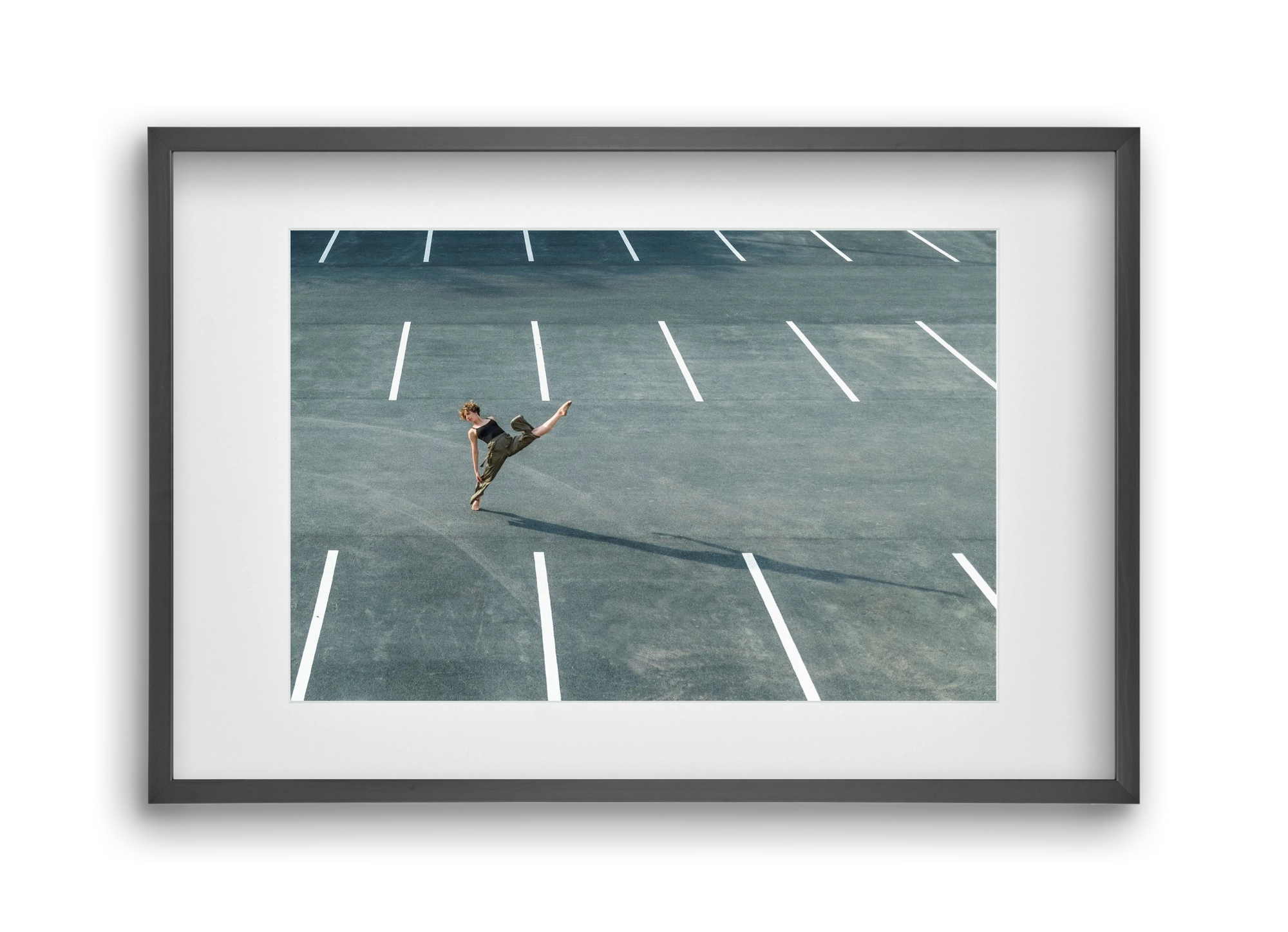 lightspeed, 45x30 cm (30x20 cm), Fekete keret, paszpartuval