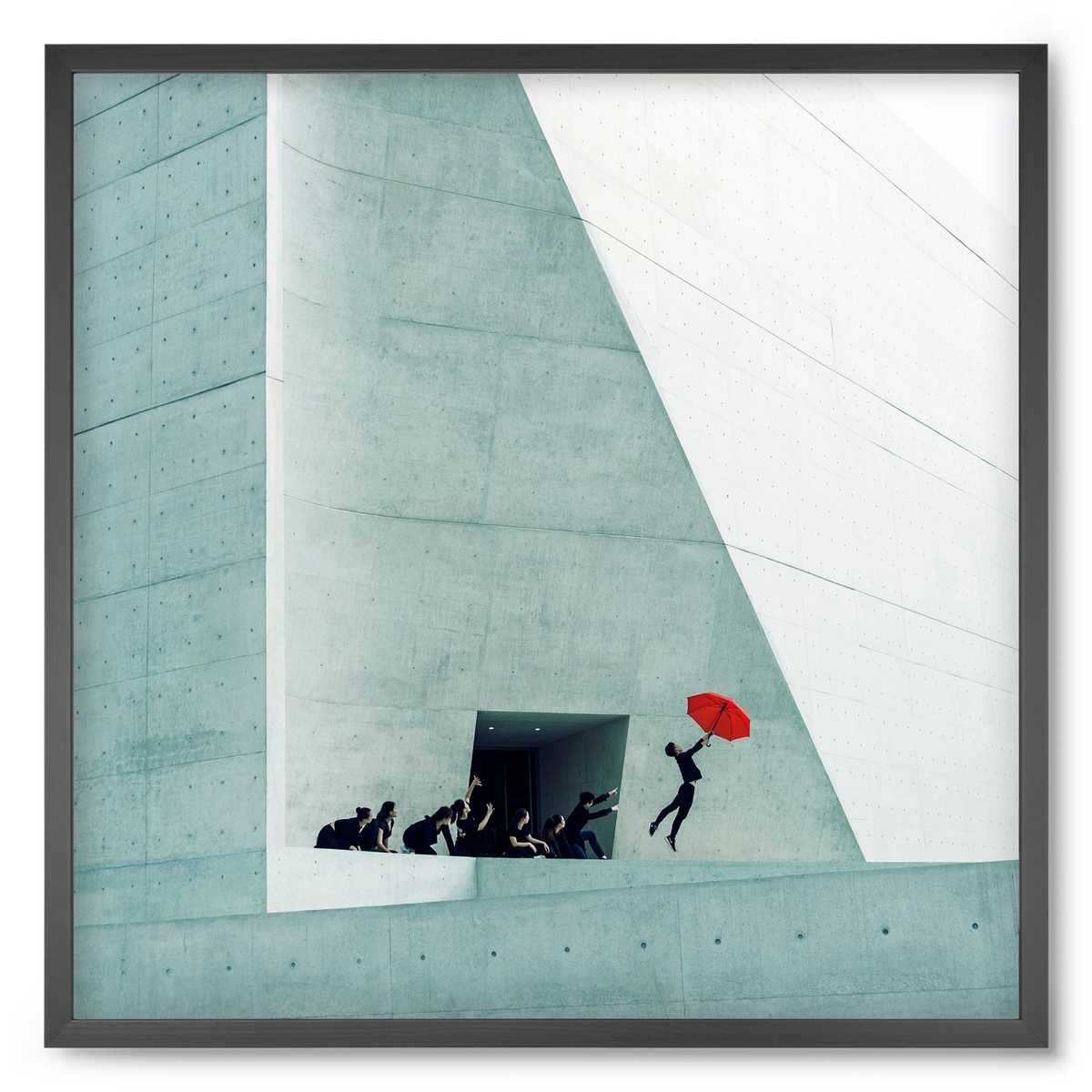 Dare to Dream 2 square, 50x50 cm (50x50 cm), Fekete keret