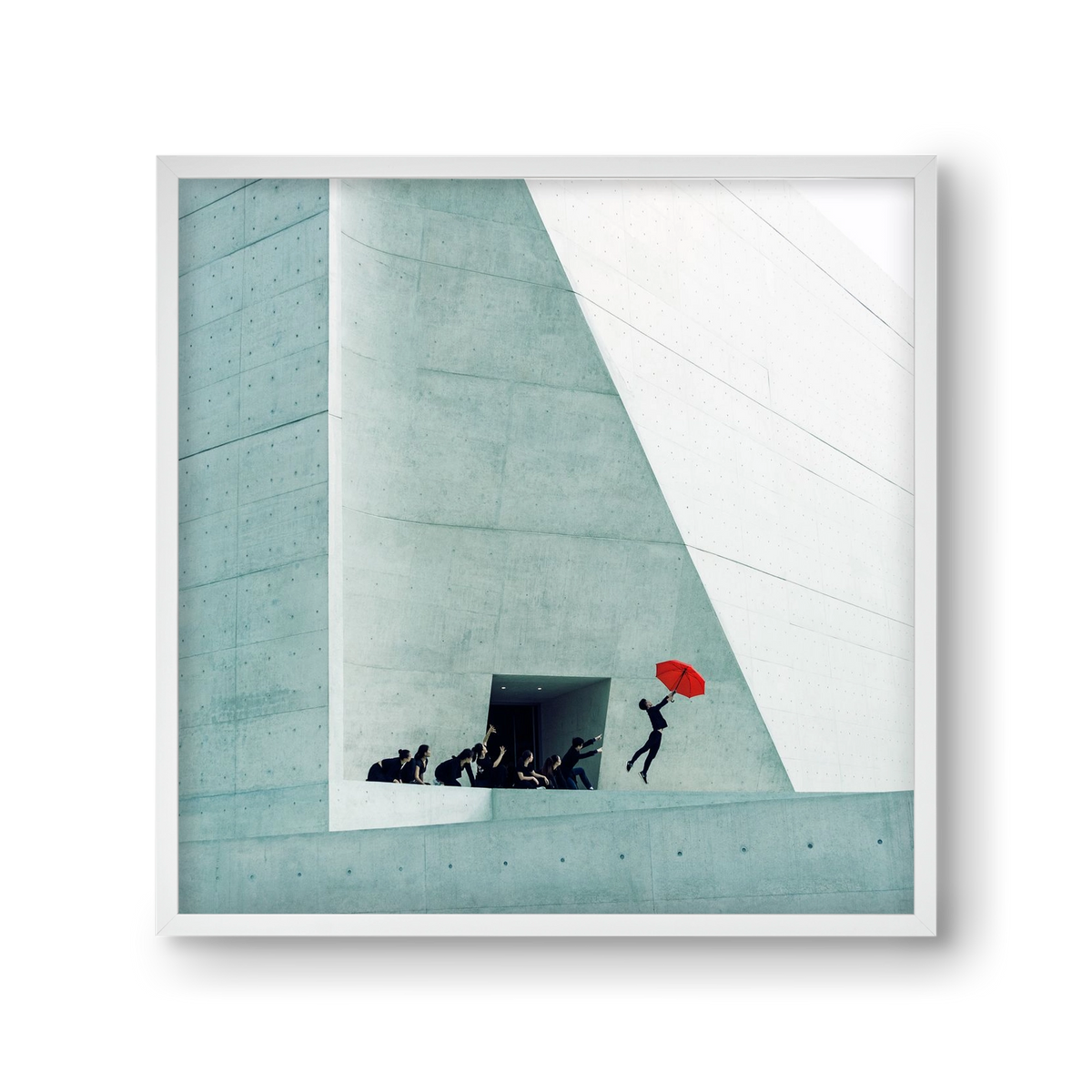 Dare to Dream 2 square, 30x30 cm (30x30 cm), Fehér keret