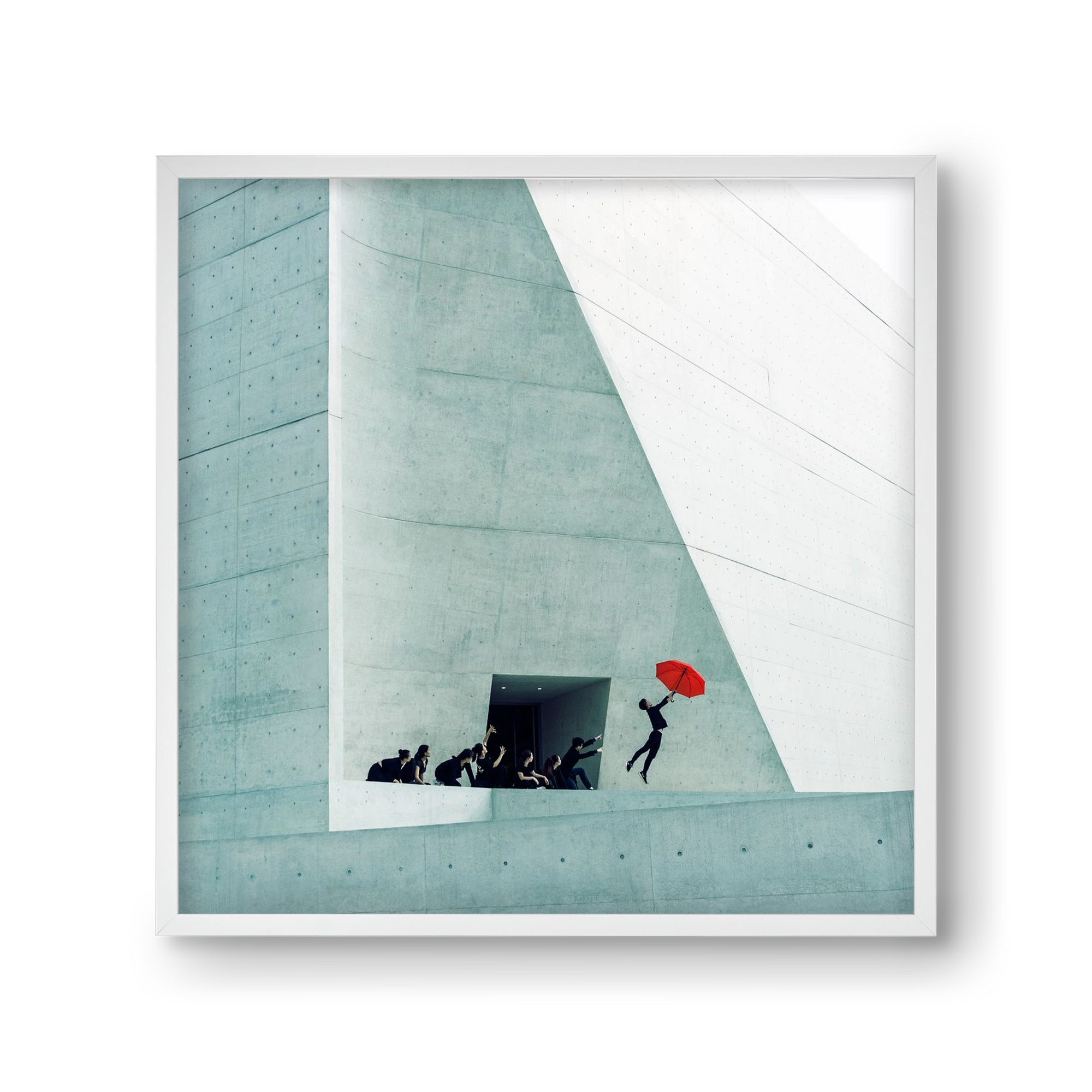 Dare to Dream 2 square, 30x30 cm (30x30 cm), Fehér keret