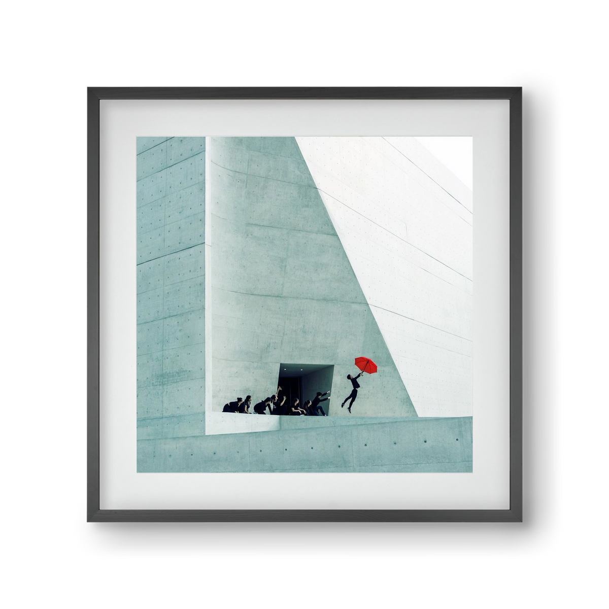 Dare to Dream 2 square, 30x30 cm (20x20 cm), Fekete keret, paszpartuval