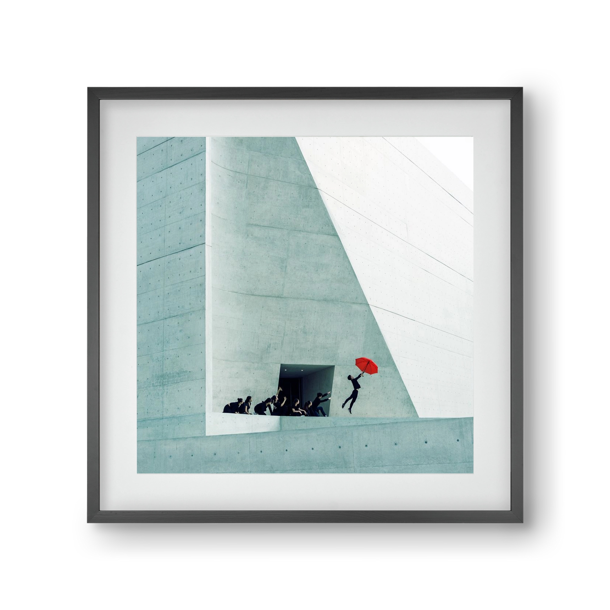 Dare to Dream 2 square, 30x30 cm (20x20 cm), Fekete keret, paszpartuval