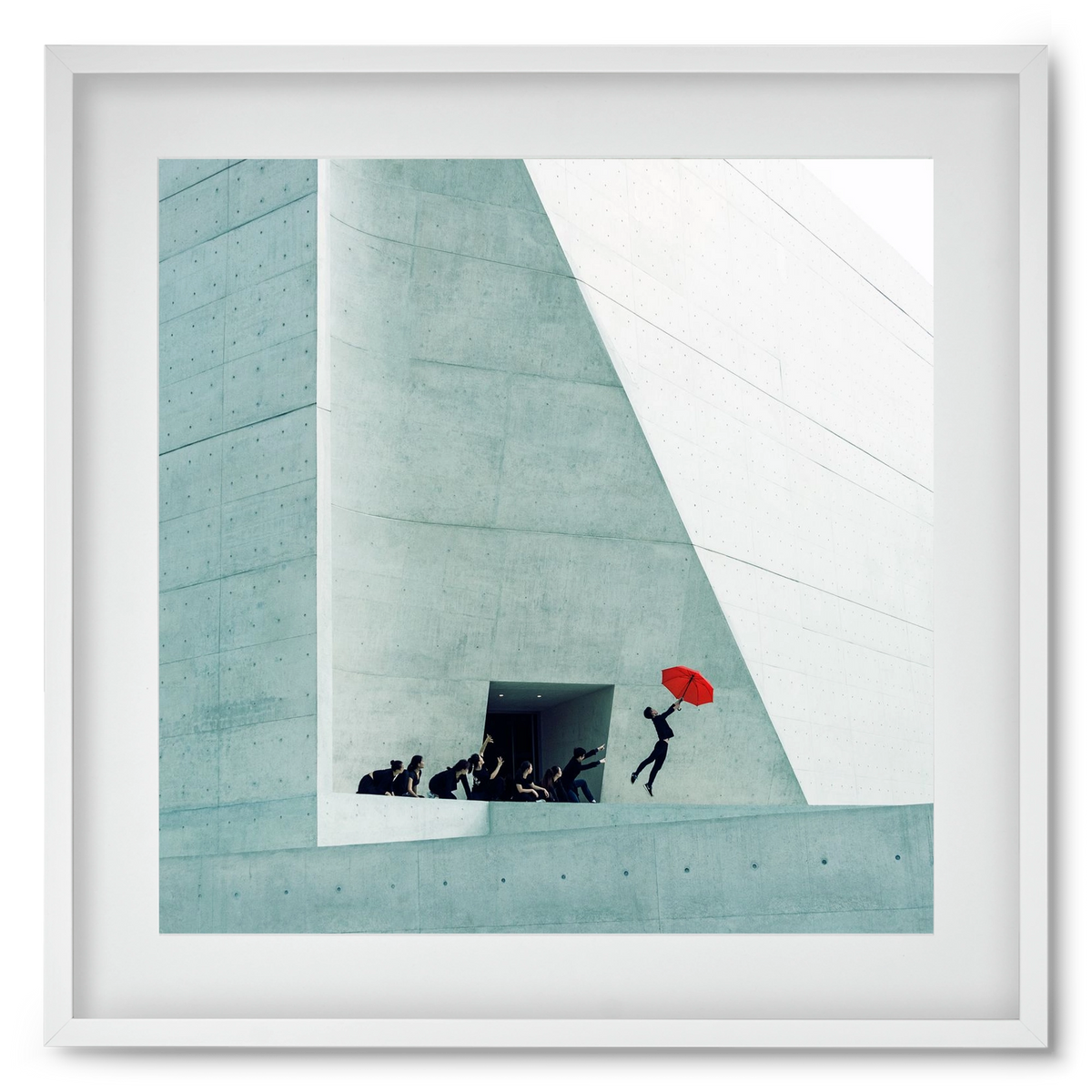 Dare to Dream 2 square, 50x50 cm (40x40 cm), Fehér keret, paszpartuval