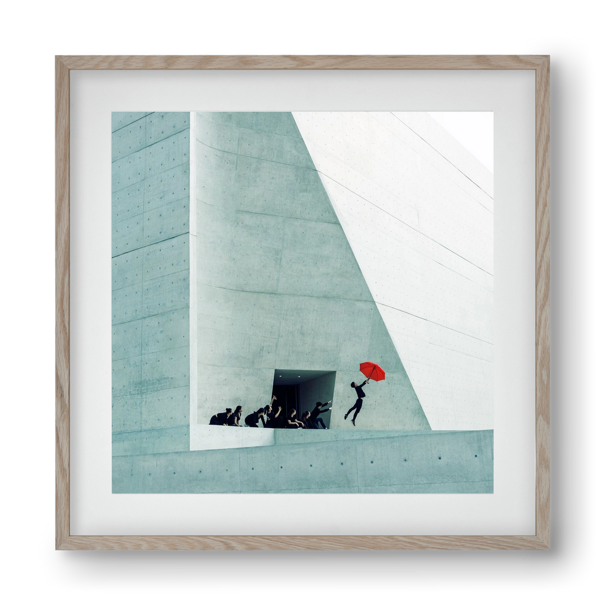 Dare to Dream 2 square, 40x40 cm (30x30 cm), Tölgy keret, paszpartuval