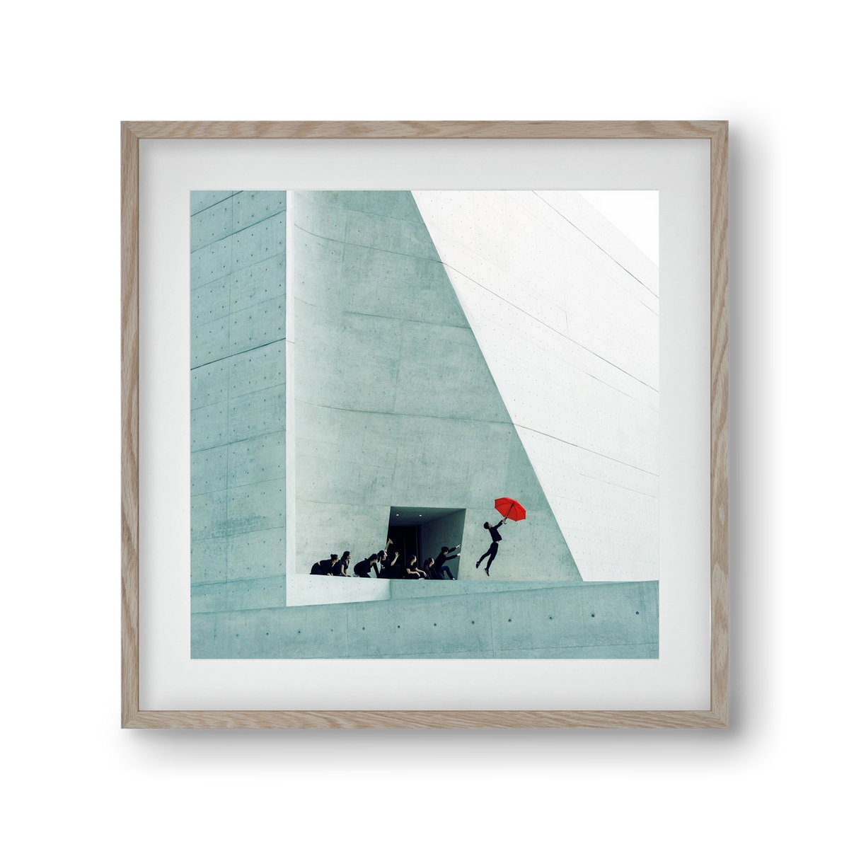 Dare to Dream 2 square, 30x30 cm (20x20 cm), Tölgy keret, paszpartuval