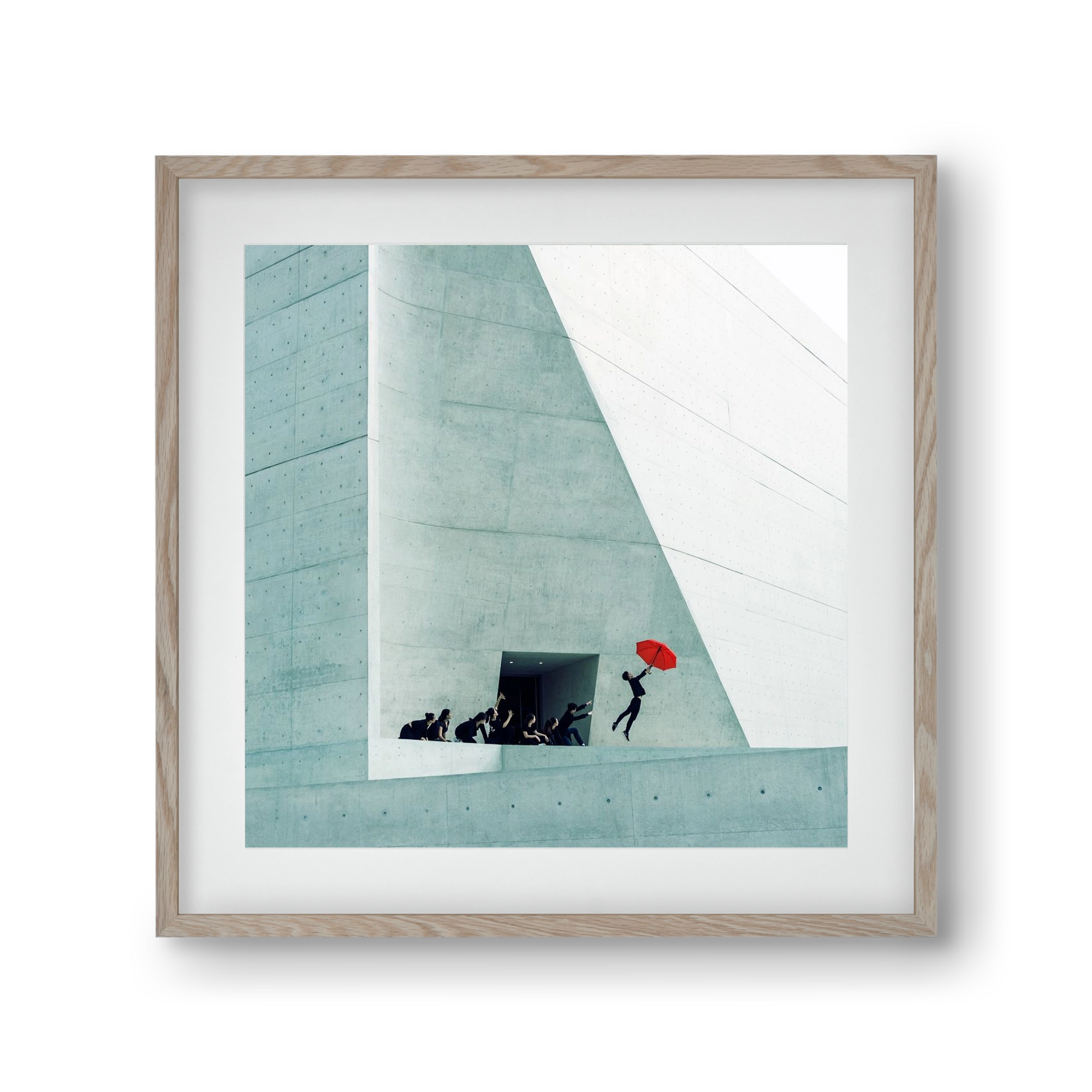 Dare to Dream 2 square, 30x30 cm (20x20 cm), Tölgy keret, paszpartuval