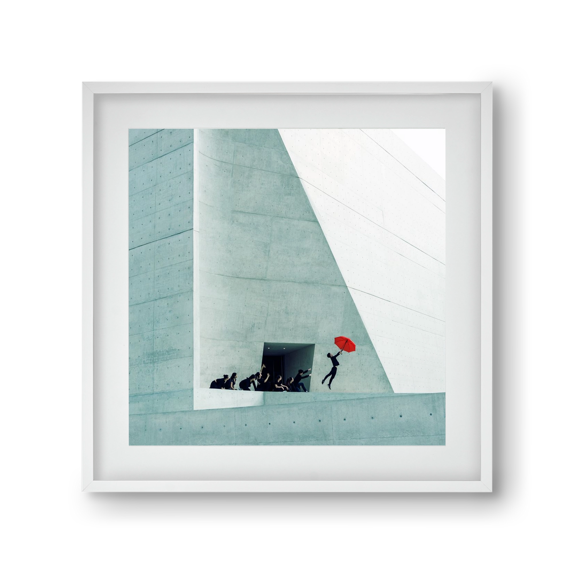 Dare to Dream 2 square, 30x30 cm (20x20 cm), Fehér keret, paszpartuval