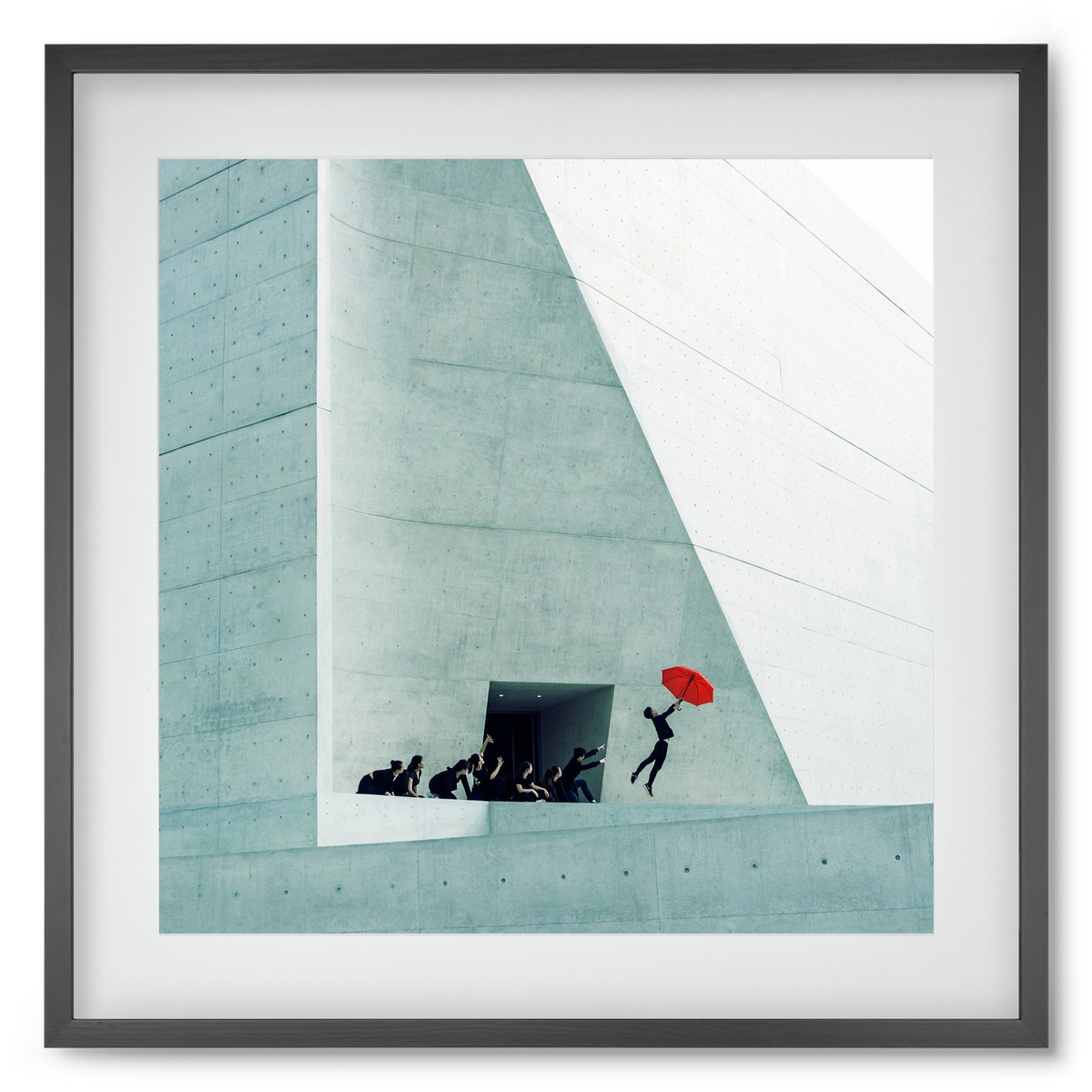 Dare to Dream 2 square, 50x50 cm (40x40 cm), Fekete keret, paszpartuval