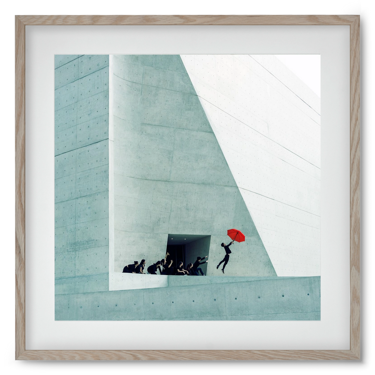 Dare to Dream 2 square, 50x50 cm (40x40 cm), Tölgy keret, paszpartuval