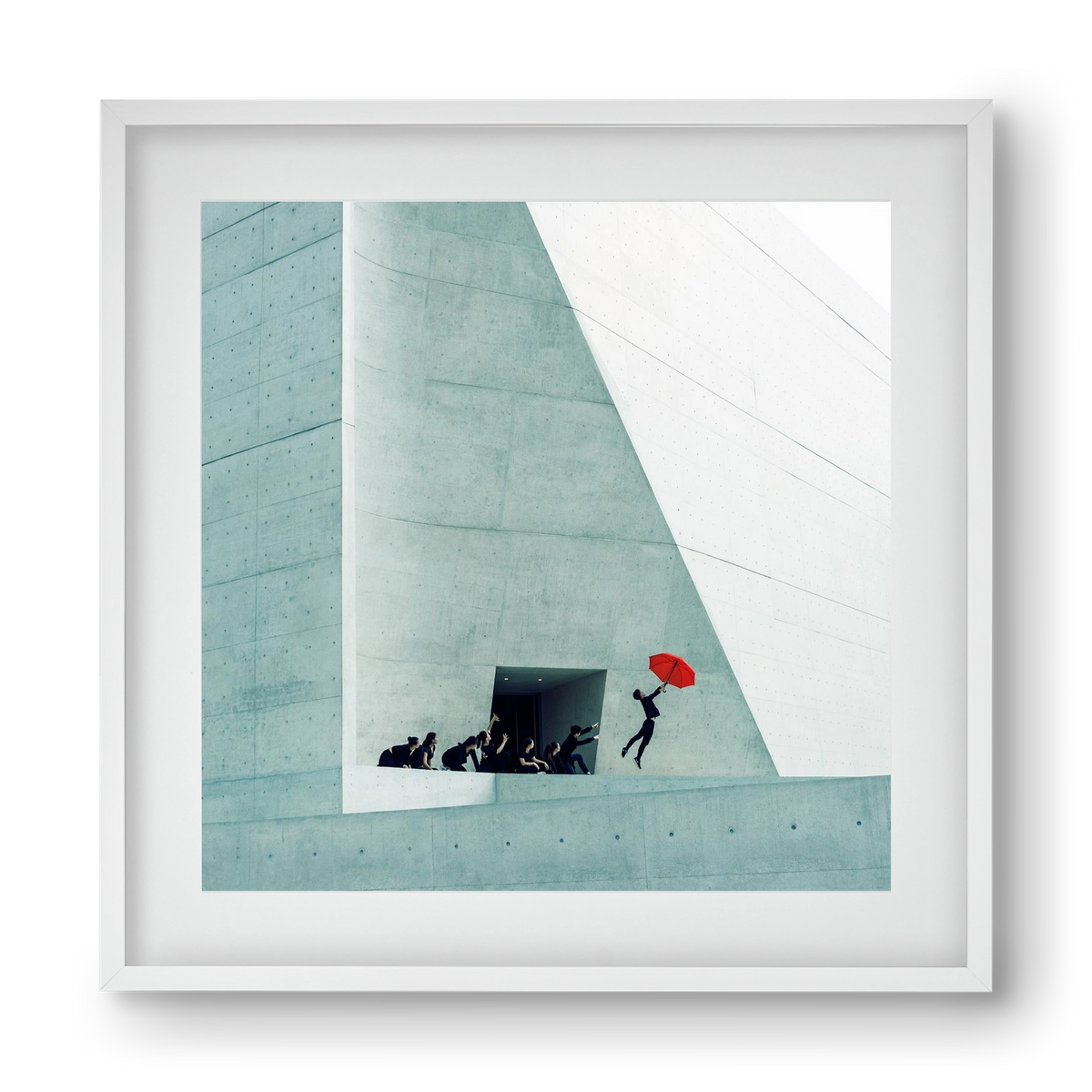 Dare to Dream 2 square, 40x40 cm (30x30 cm), Fehér keret, paszpartuval