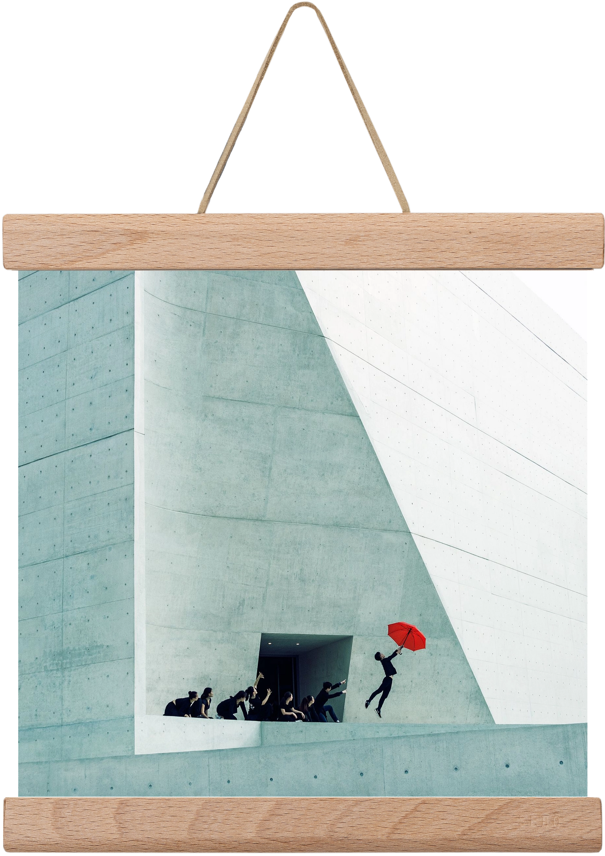 Dare to Dream 2 square, 20x20 cm (20x20 cm), Tölgy akasztó