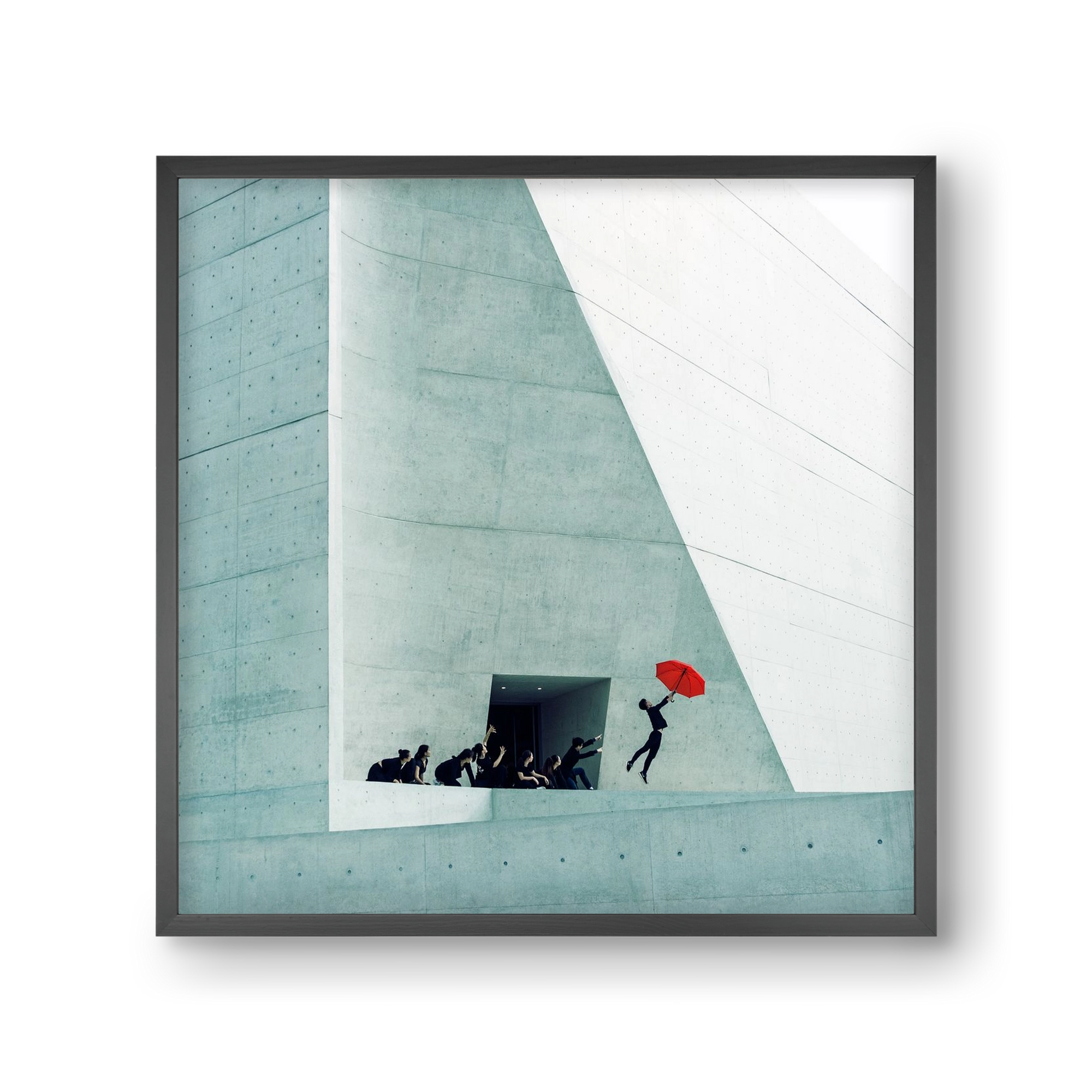 Dare to Dream 2 square, 30x30 cm (30x30 cm), Fekete keret