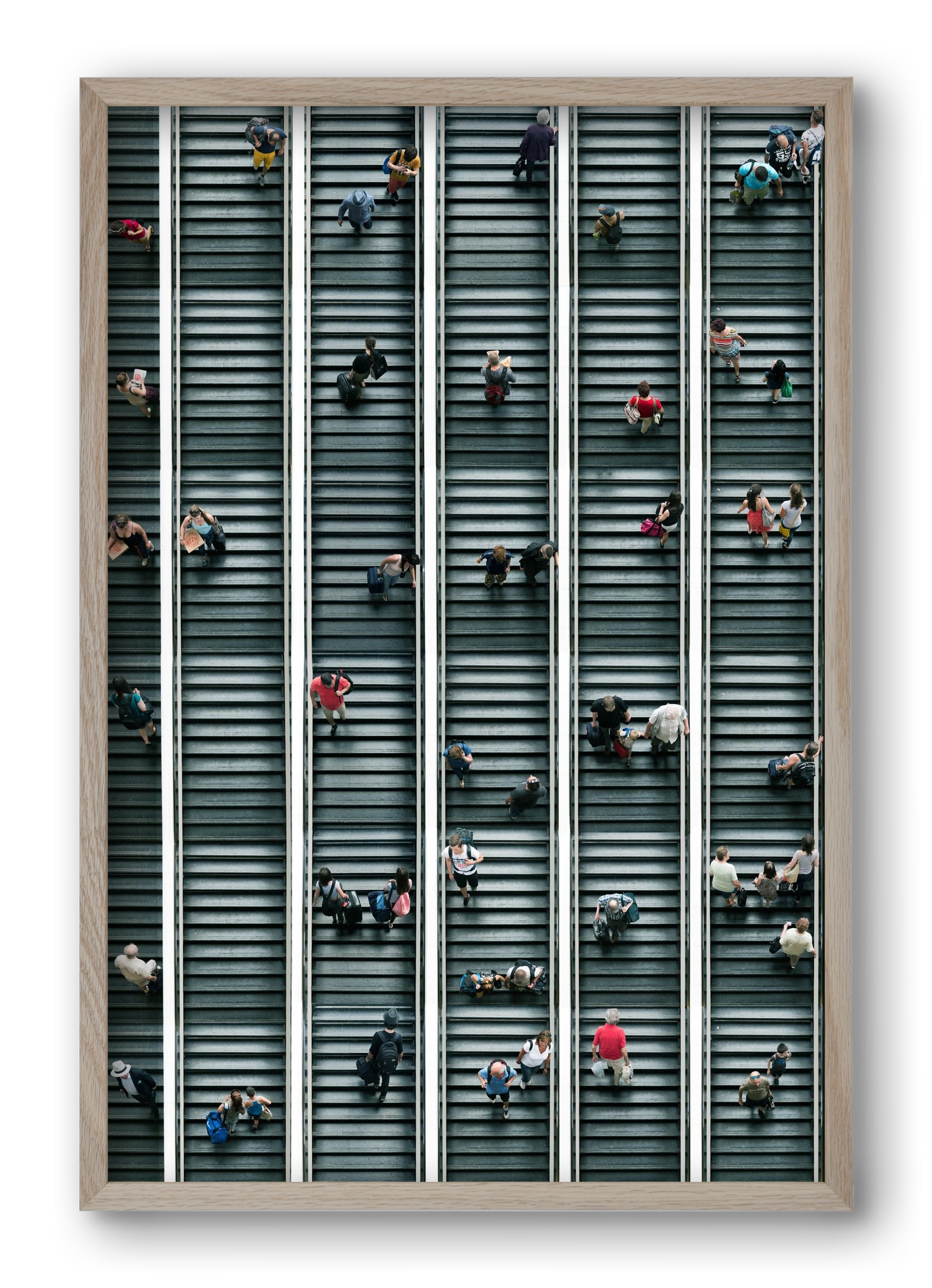 stairs & stories, 40x60 cm (40x60 cm), Tölgy keret