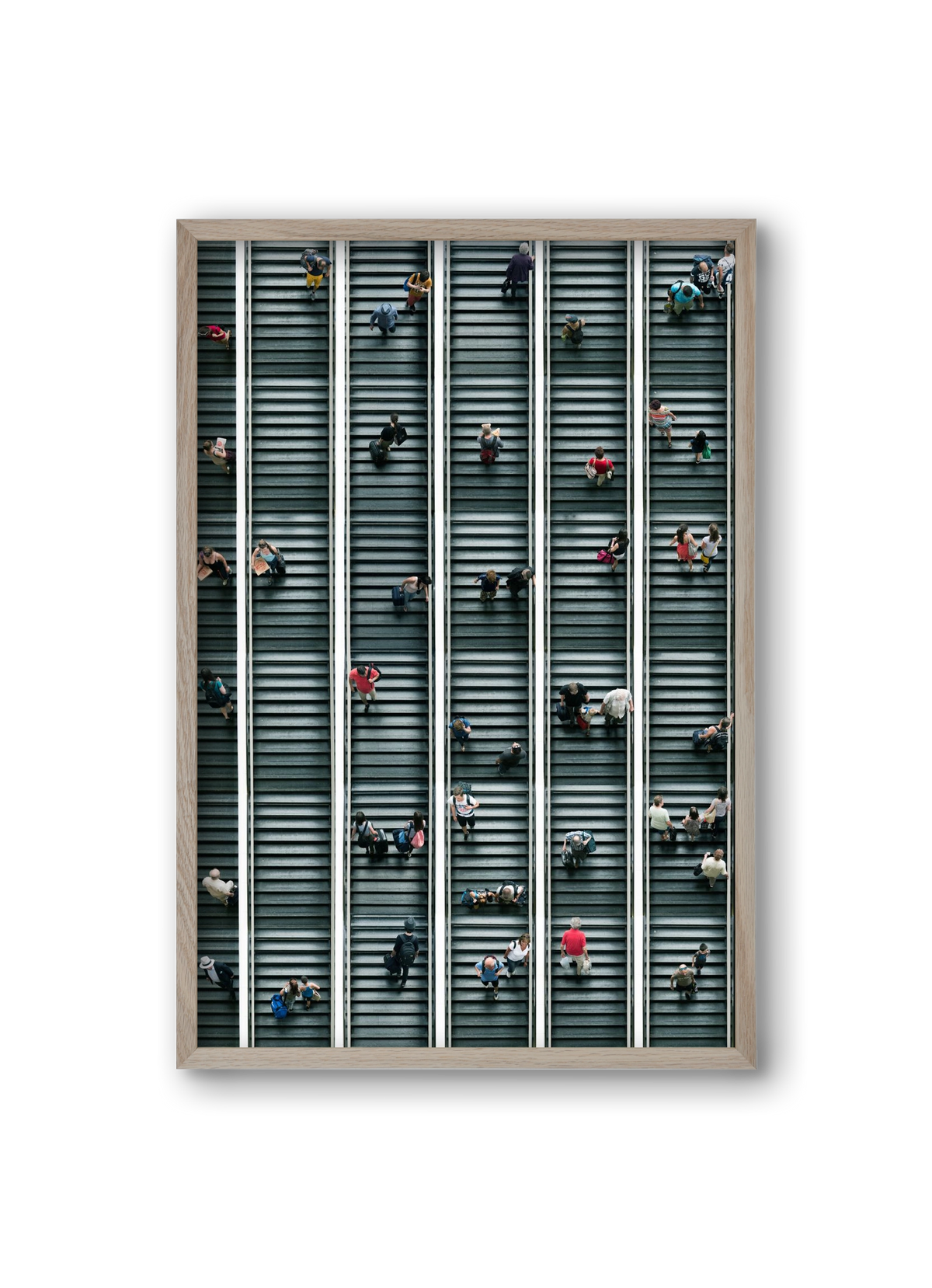 stairs & stories, 20x30 cm (20x30 cm), Tölgy keret