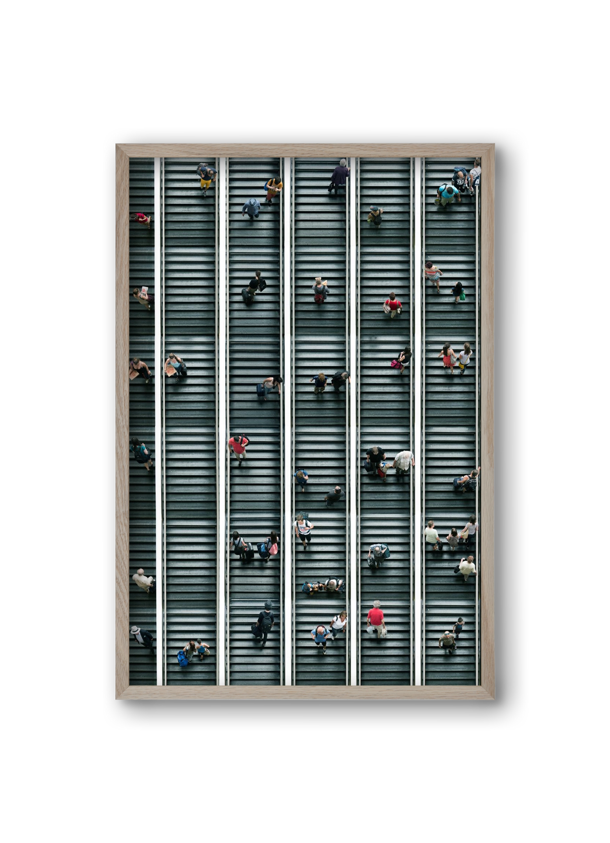 stairs & stories, 20x30 cm (20x30 cm), Tölgy keret