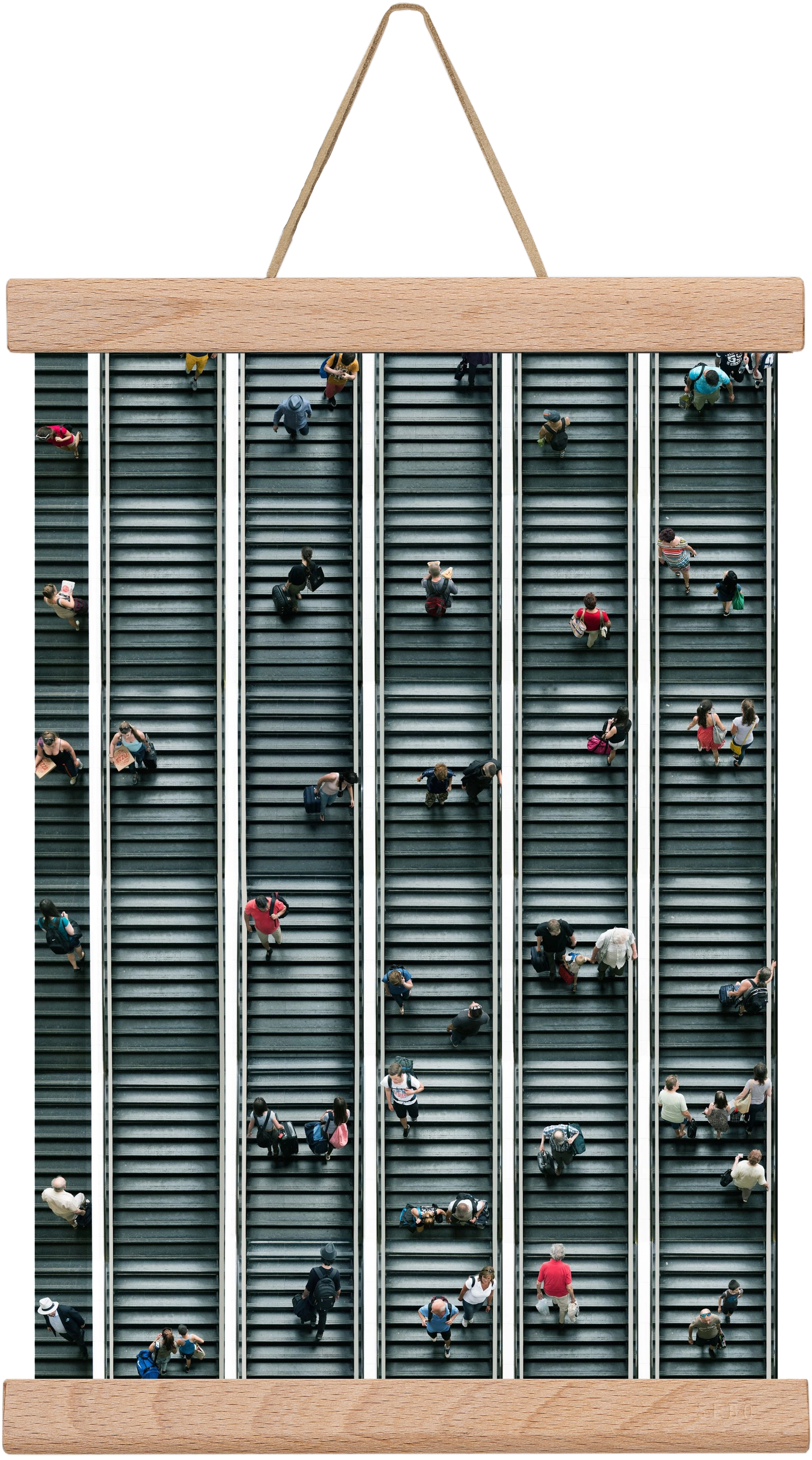 stairs & stories, 20x30 cm (20x30 cm), Tölgy akasztó