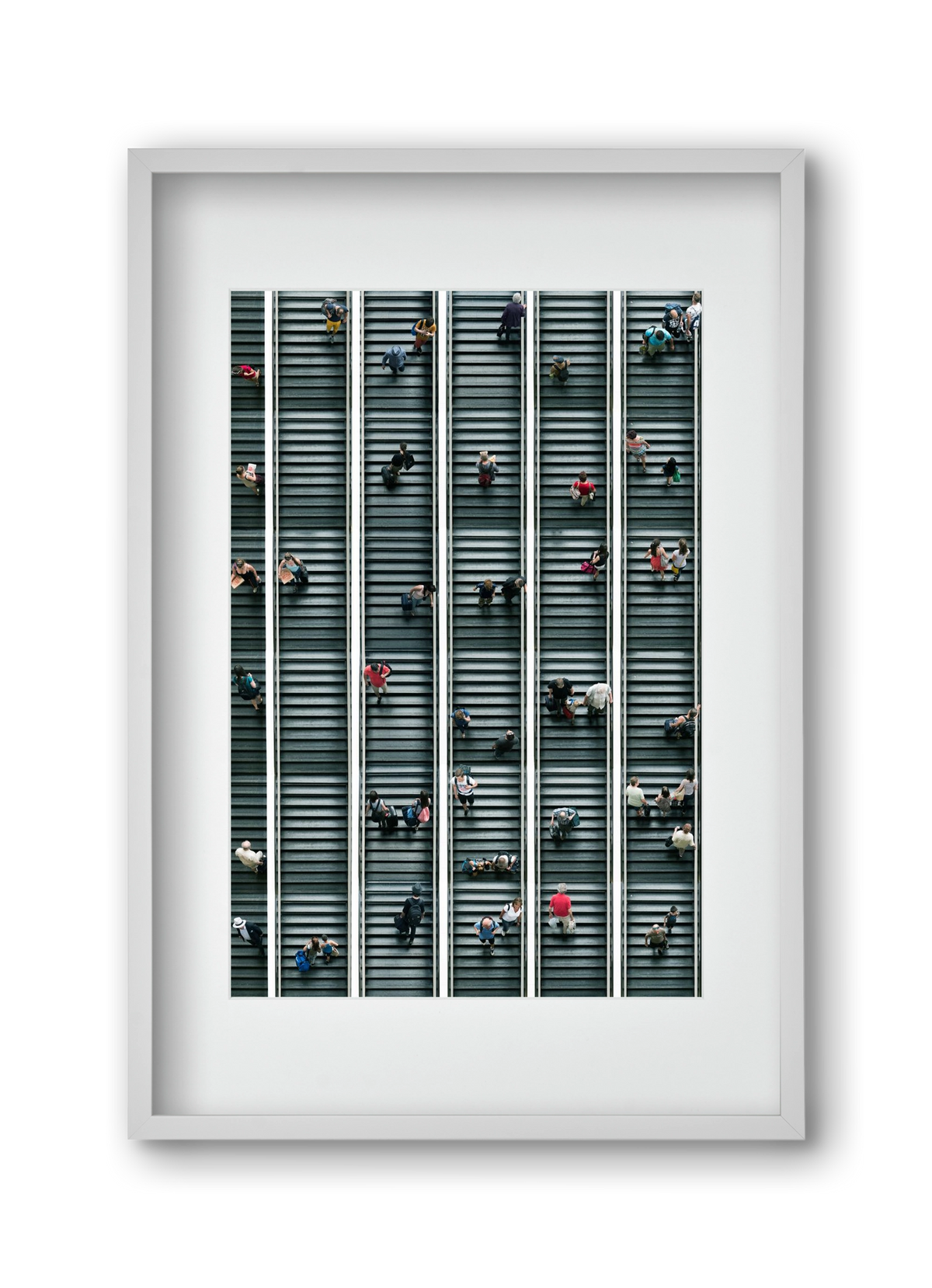 stairs & stories, 30x45 cm (20x30 cm), Fehér keret, paszpartuval