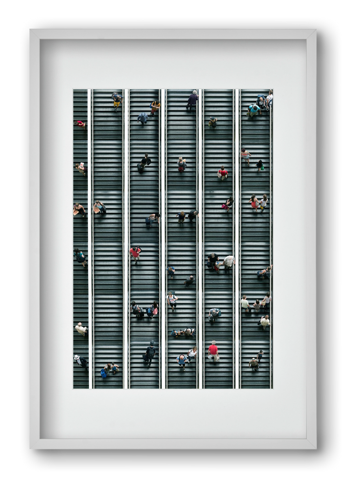 stairs & stories, 40x60 cm (30x45 cm), Fehér keret, paszpartuval