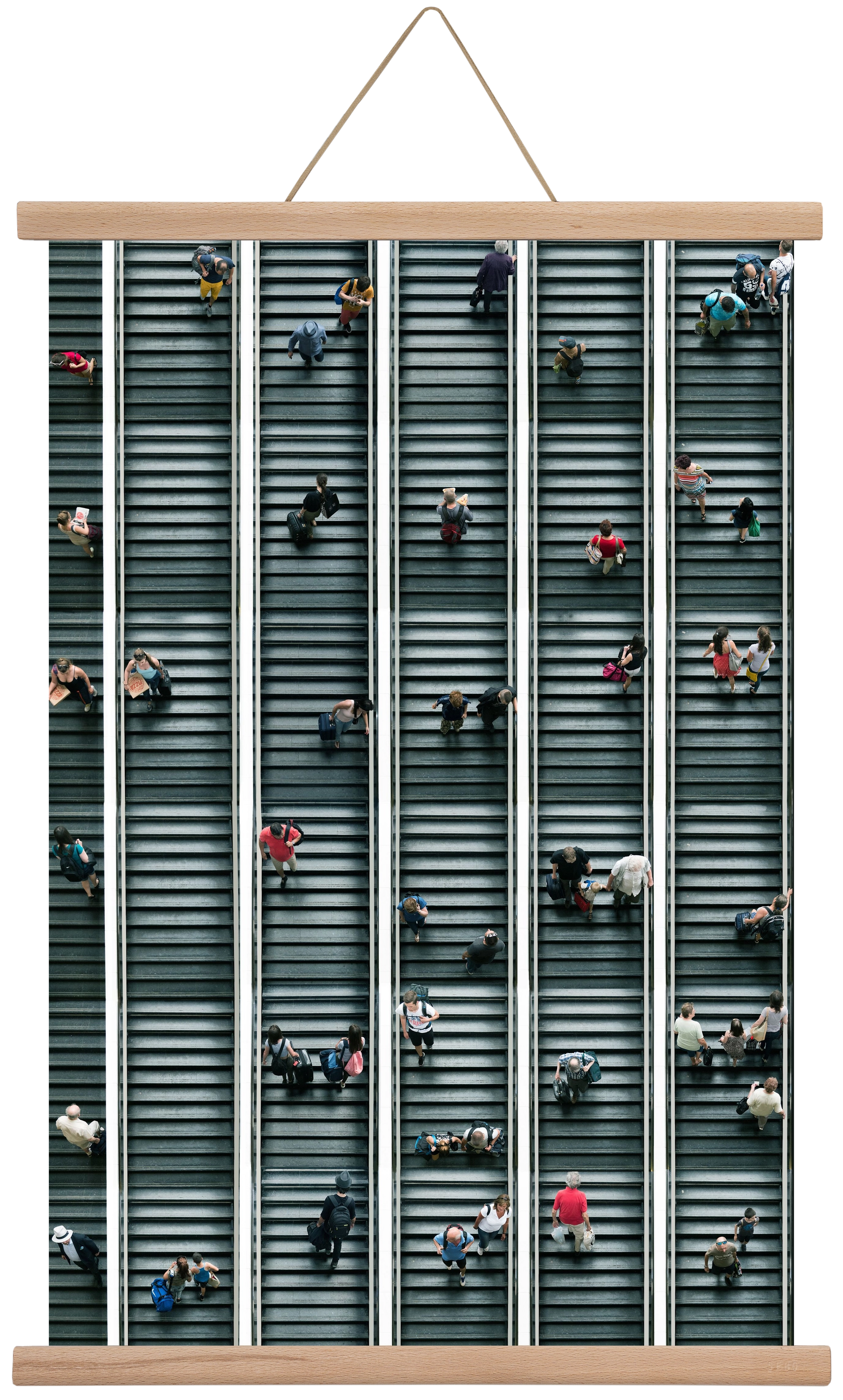 stairs & stories, 40x60 cm (40x60 cm), Tölgy akasztó