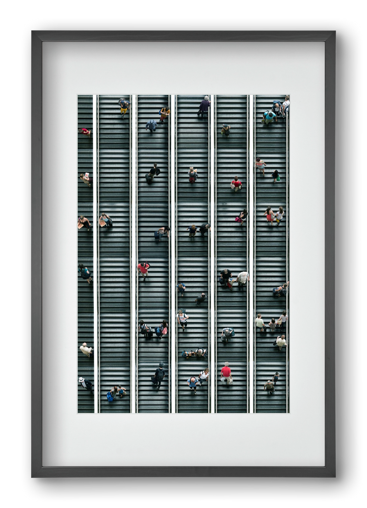 stairs & stories, 40x60 cm (30x45 cm), Fekete keret, paszpartuval