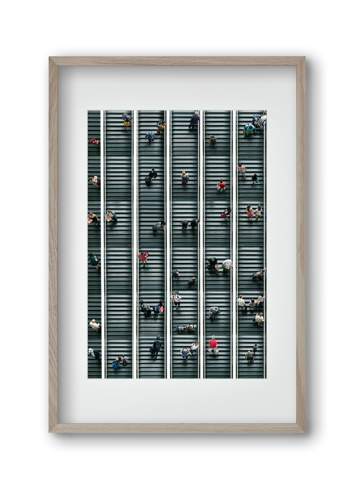 stairs & stories, 30x45 cm (20x30 cm), Tölgy keret, paszpartuval