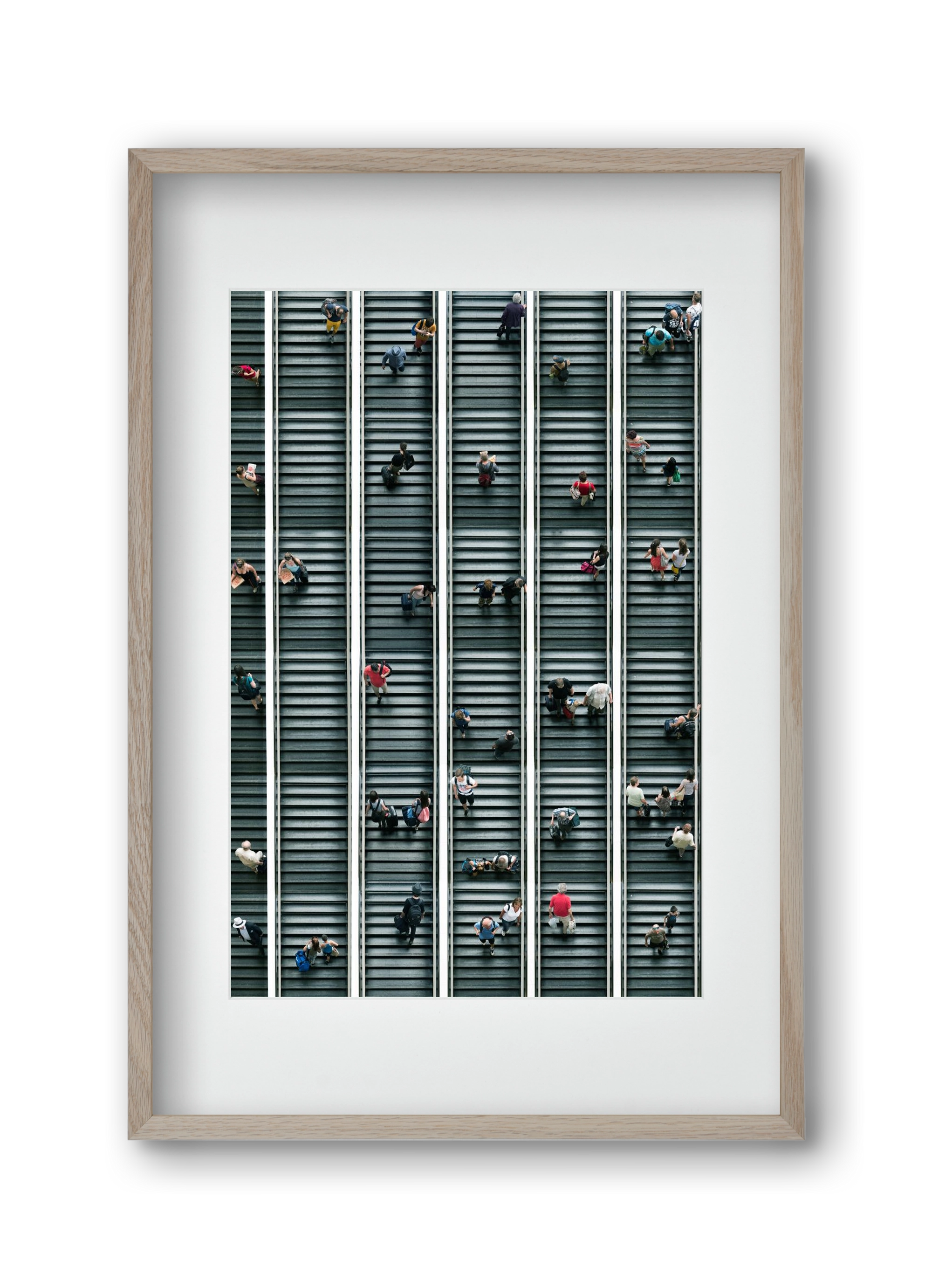 stairs & stories, 30x45 cm (20x30 cm), Tölgy keret, paszpartuval