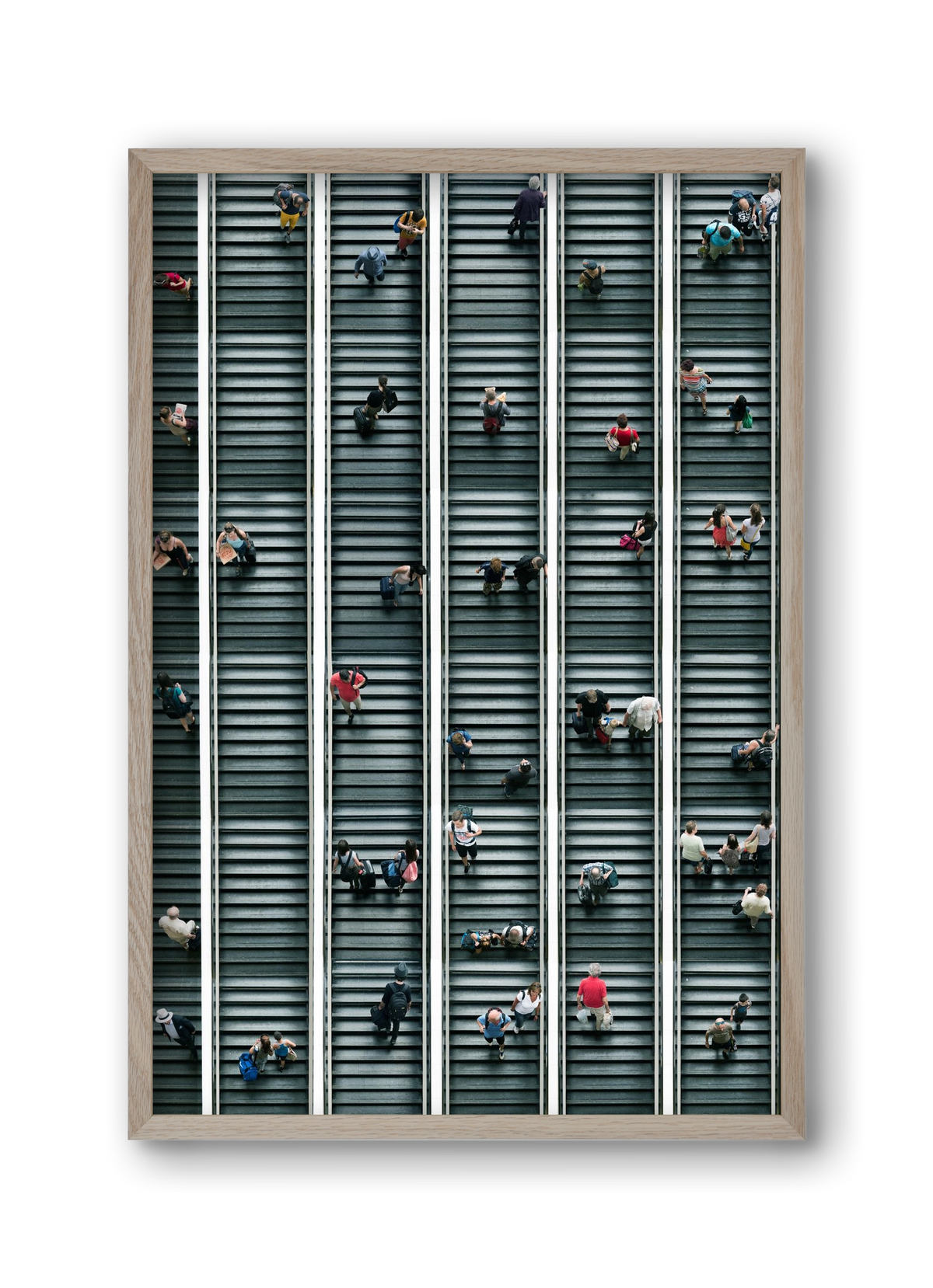 stairs & stories, 30x45 cm (30x45 cm), Tölgy keret