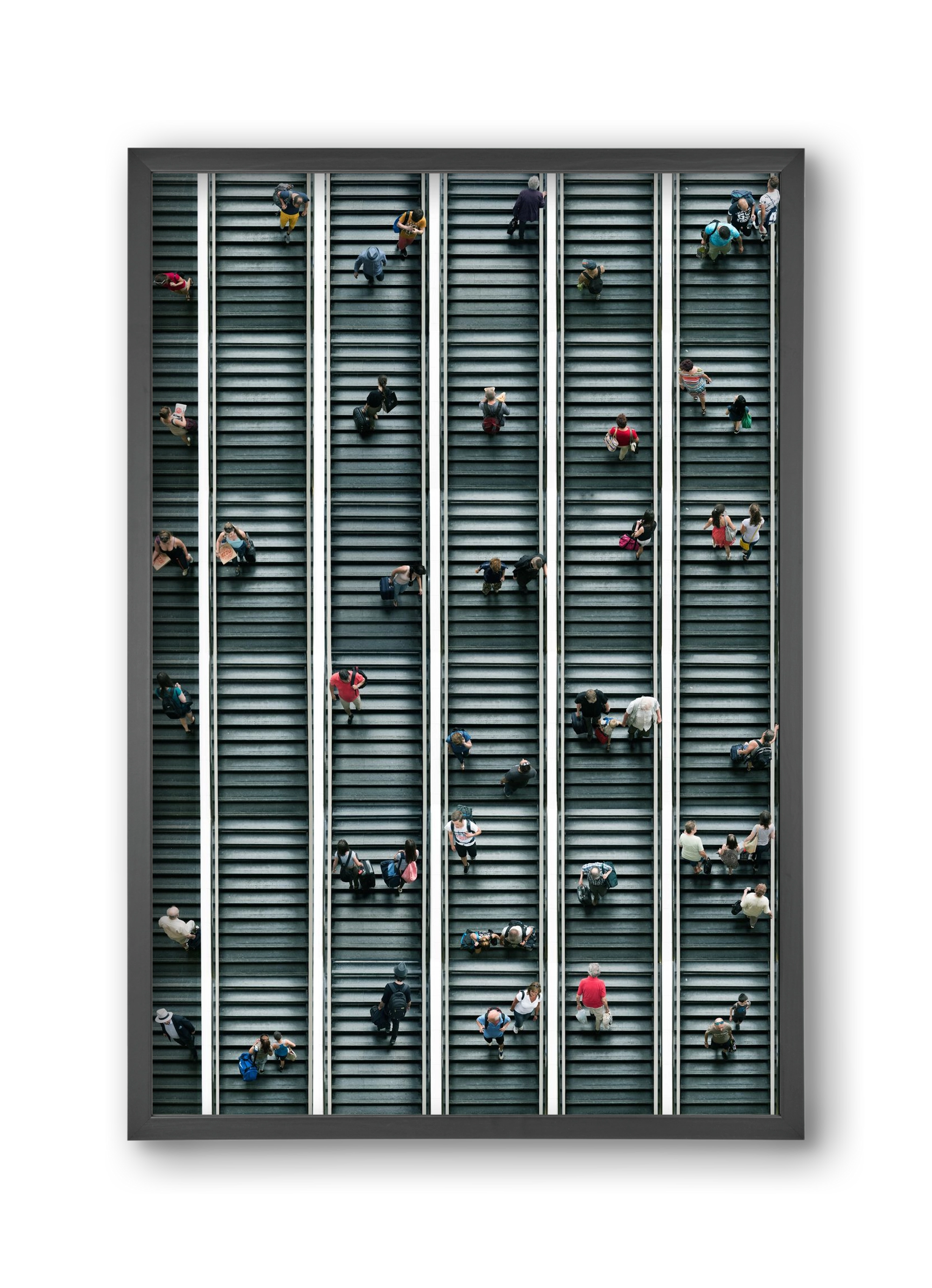 stairs & stories, 30x45 cm (30x45 cm), Fekete keret