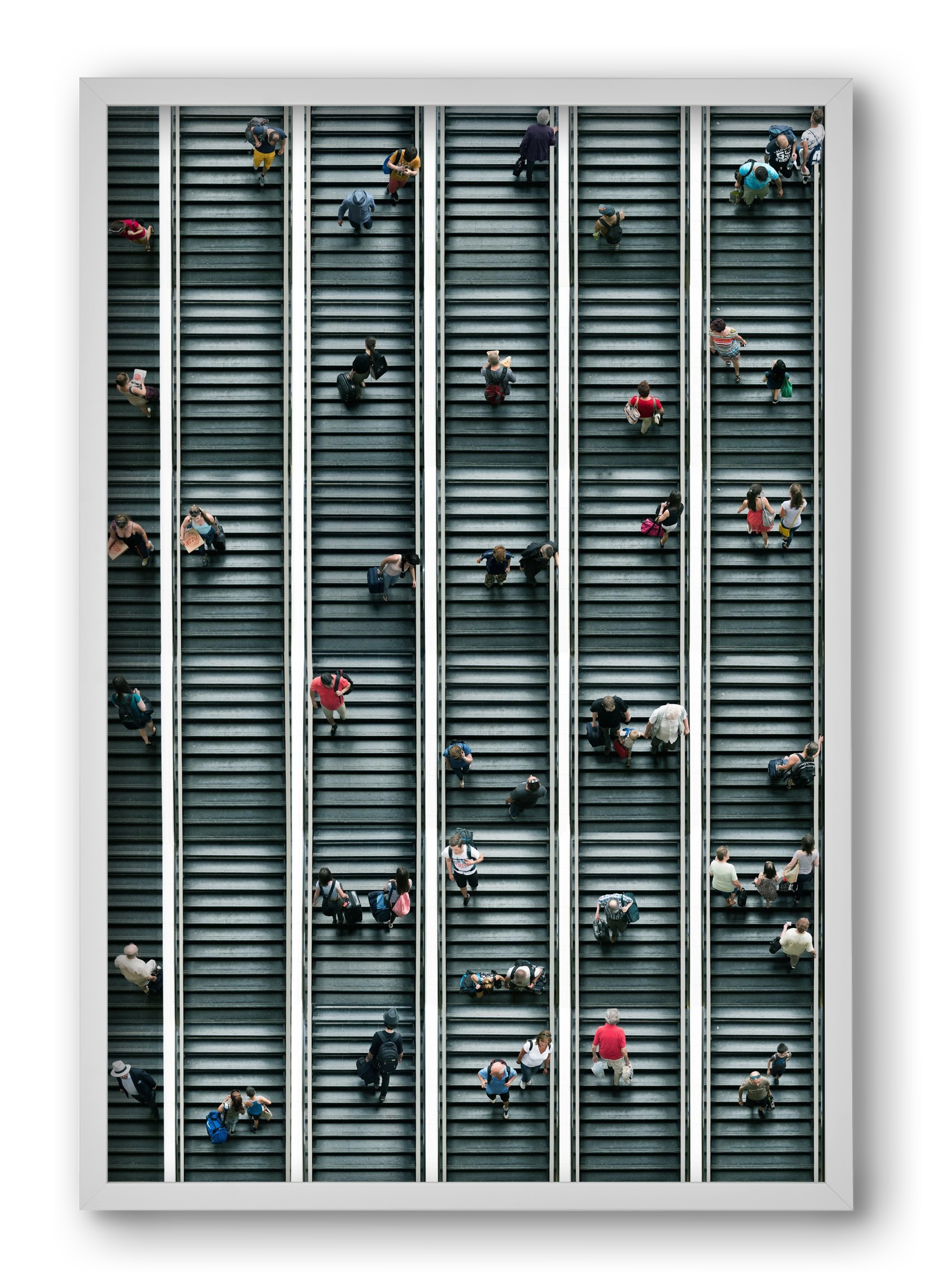 stairs & stories, 40x60 cm (40x60 cm), Fehér keret