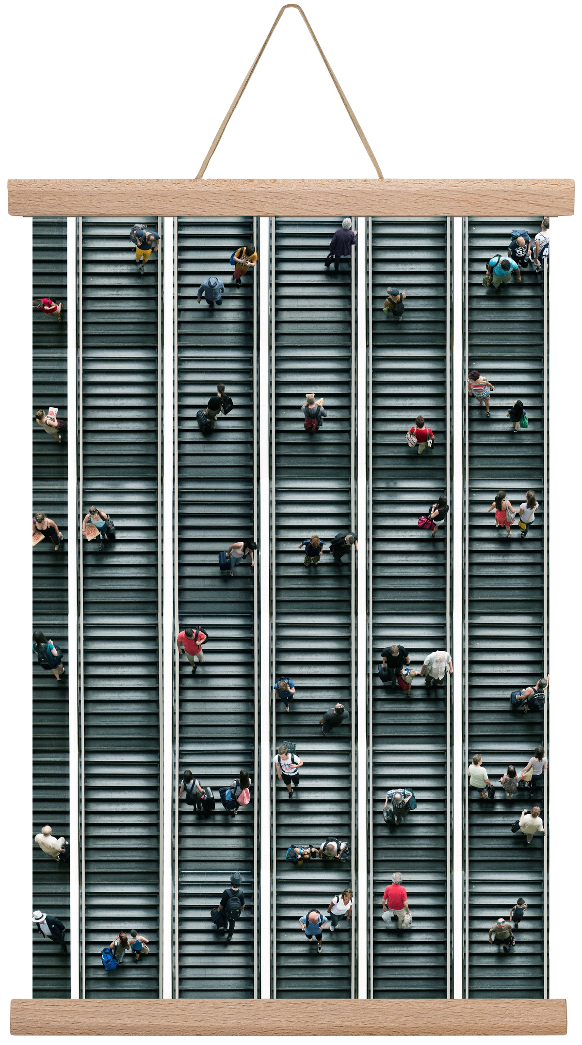 stairs & stories, 30x45 cm (30x45 cm), Tölgy akasztó