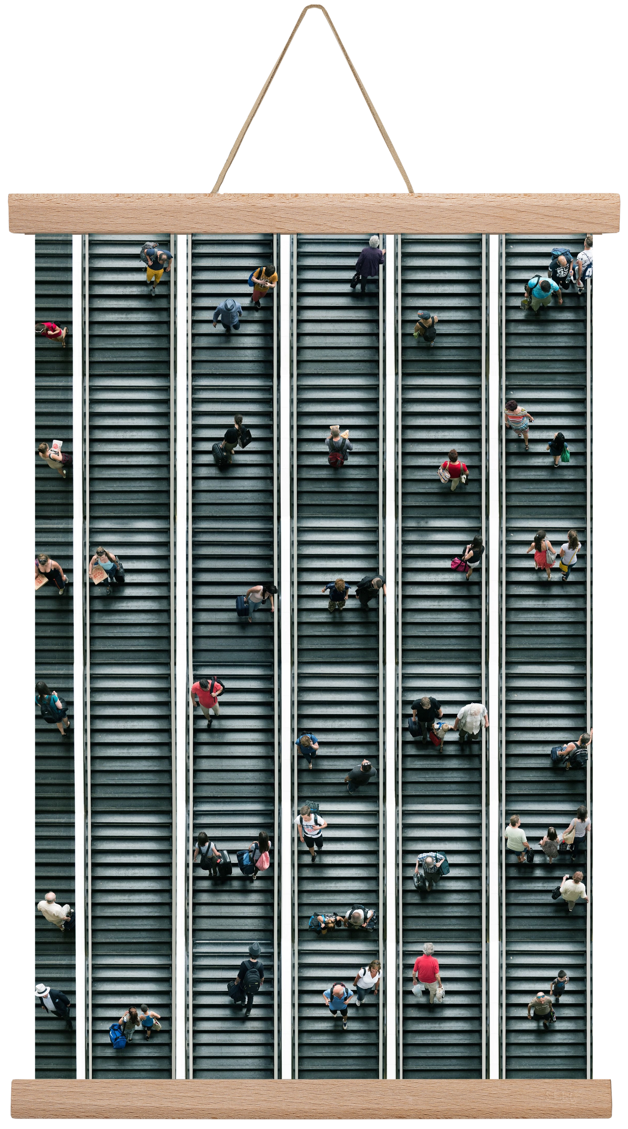 stairs & stories, 30x45 cm (30x45 cm), Tölgy akasztó