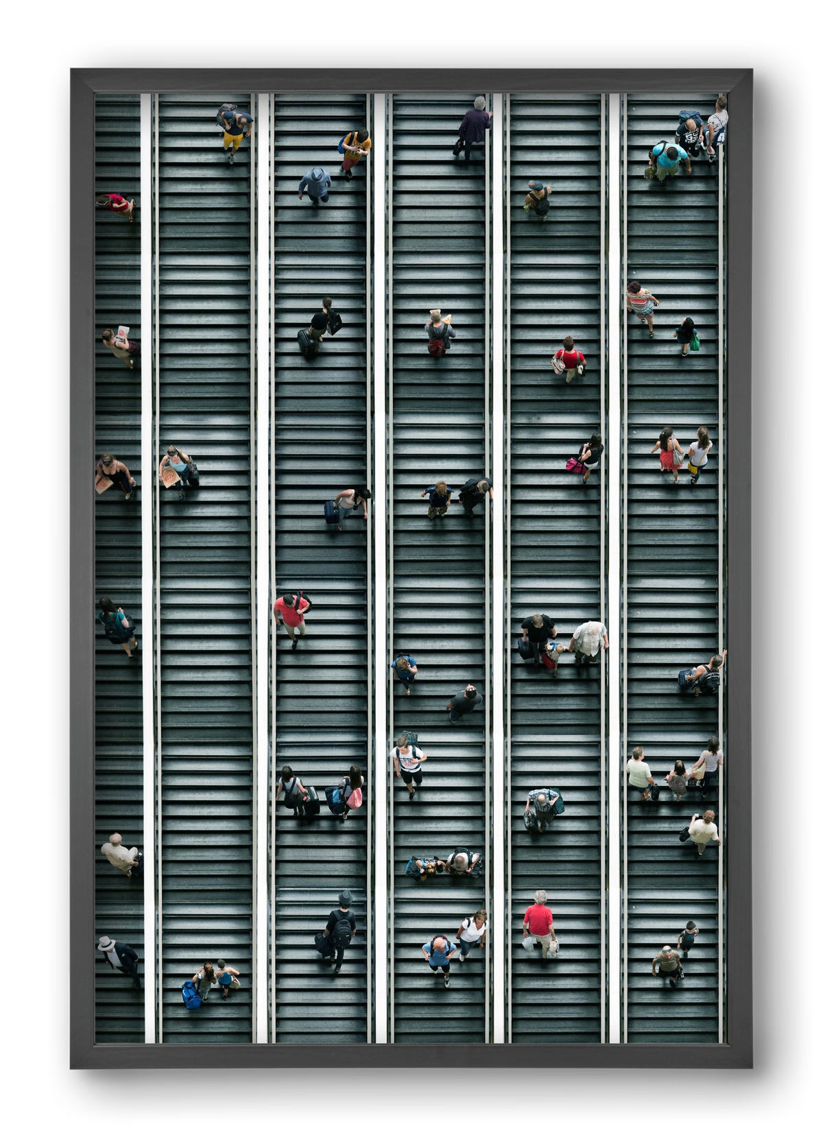 stairs & stories, 40x60 cm (40x60 cm), Fekete keret