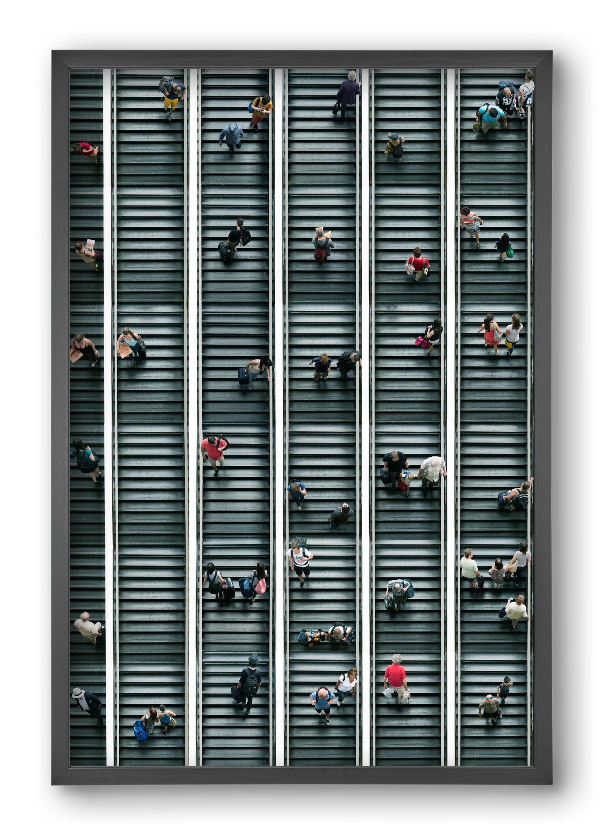 stairs & stories, 40x60 cm (40x60 cm), Fekete keret